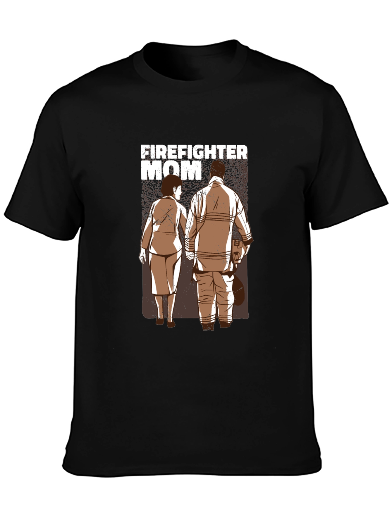 Firefighter Mom Graphic Tee - Hero Support T-Shirt