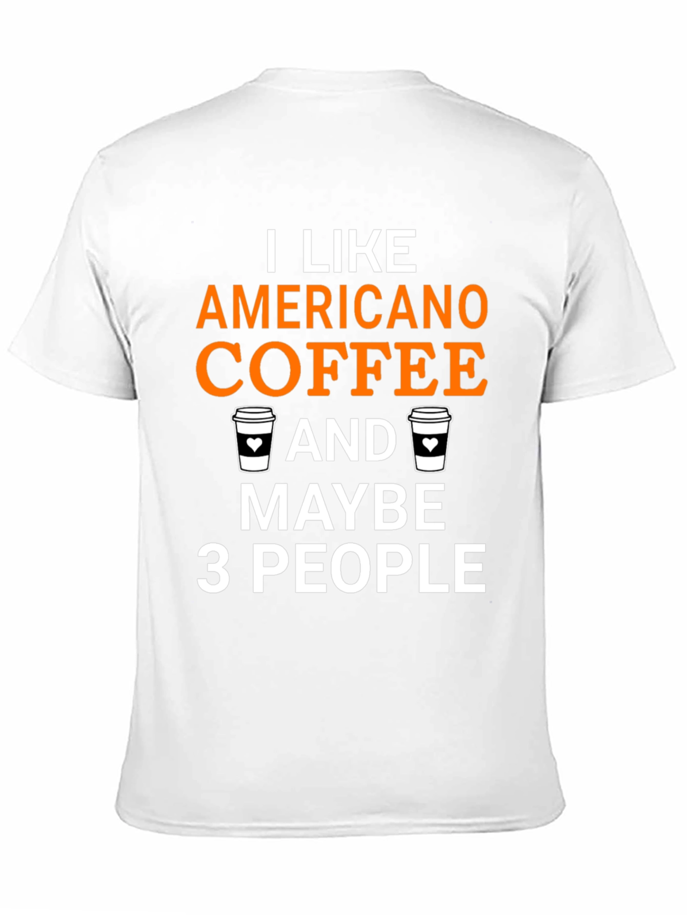 Americano Coffee Lover T-Shirt - Funny Graphic Tee