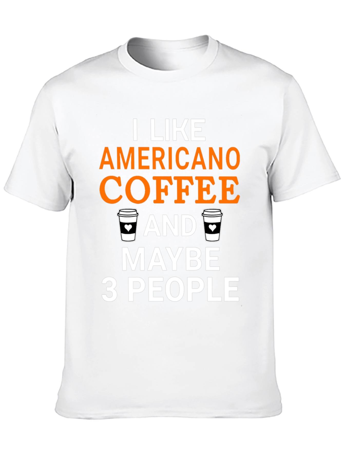 Americano Coffee Lover T-Shirt - Funny Graphic Tee
