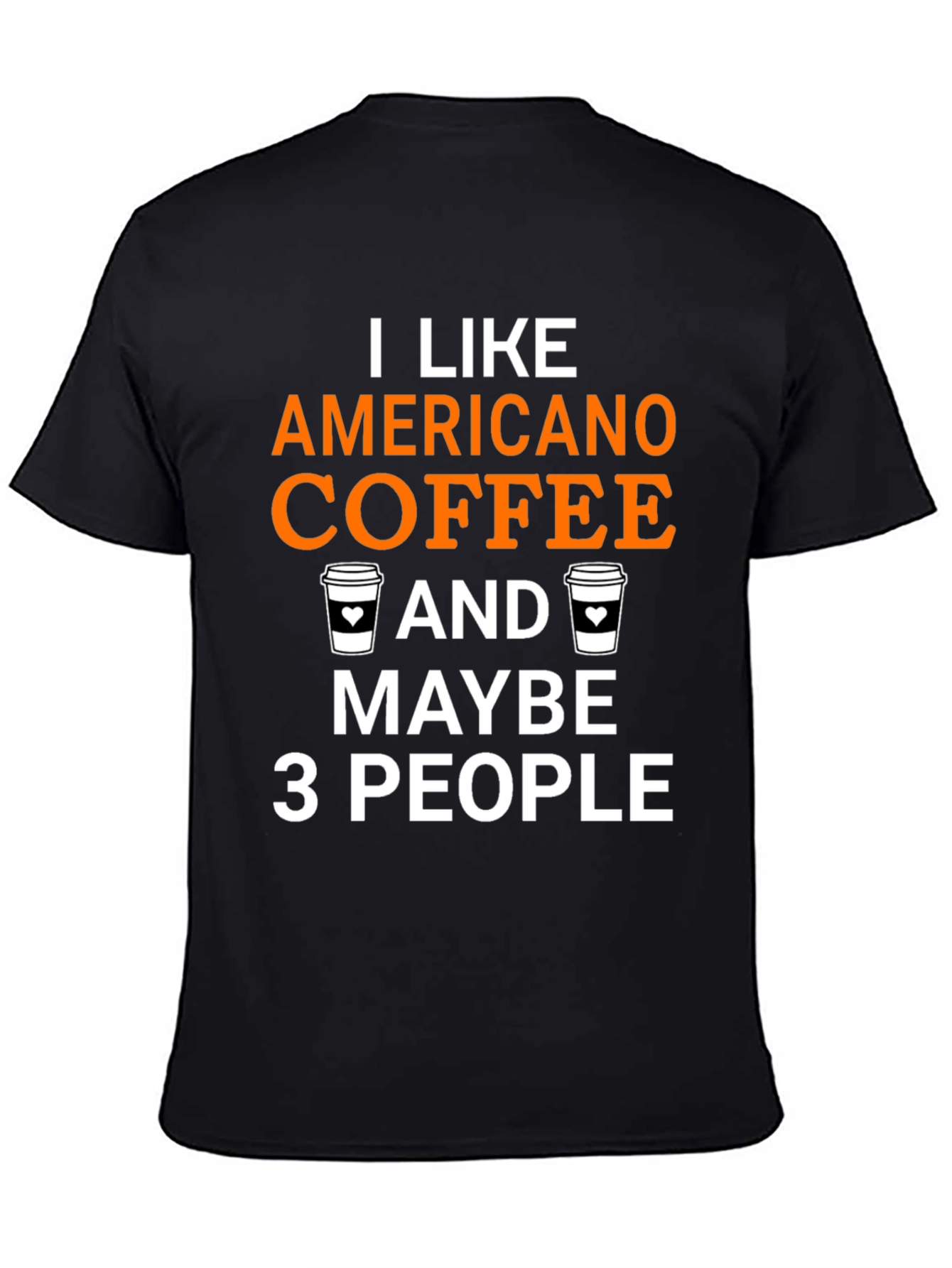 Americano Coffee Lover T-Shirt - Funny Graphic Tee