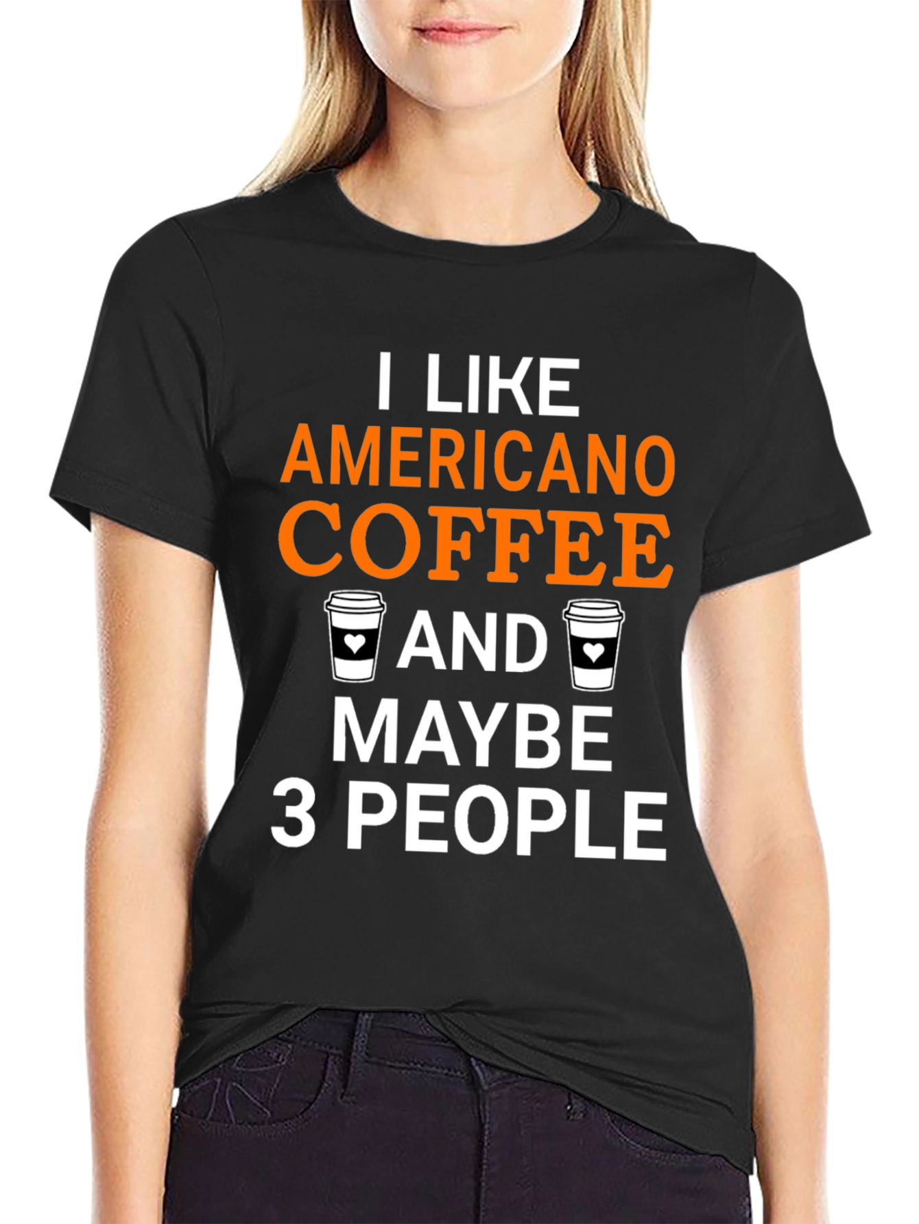 Americano Coffee Lover T-Shirt - Funny Graphic Tee