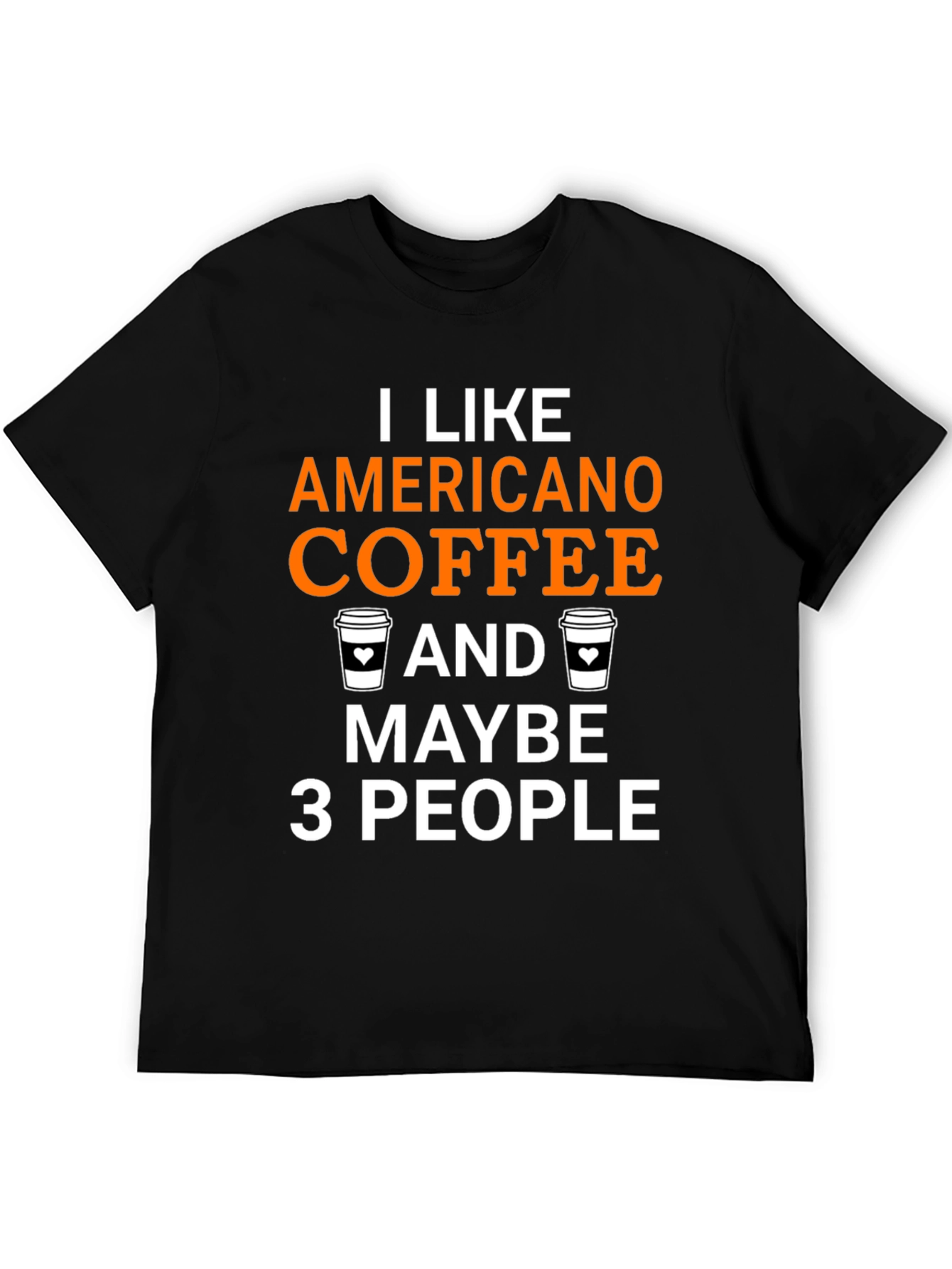 Americano Coffee Lover T-Shirt - Funny Graphic Tee