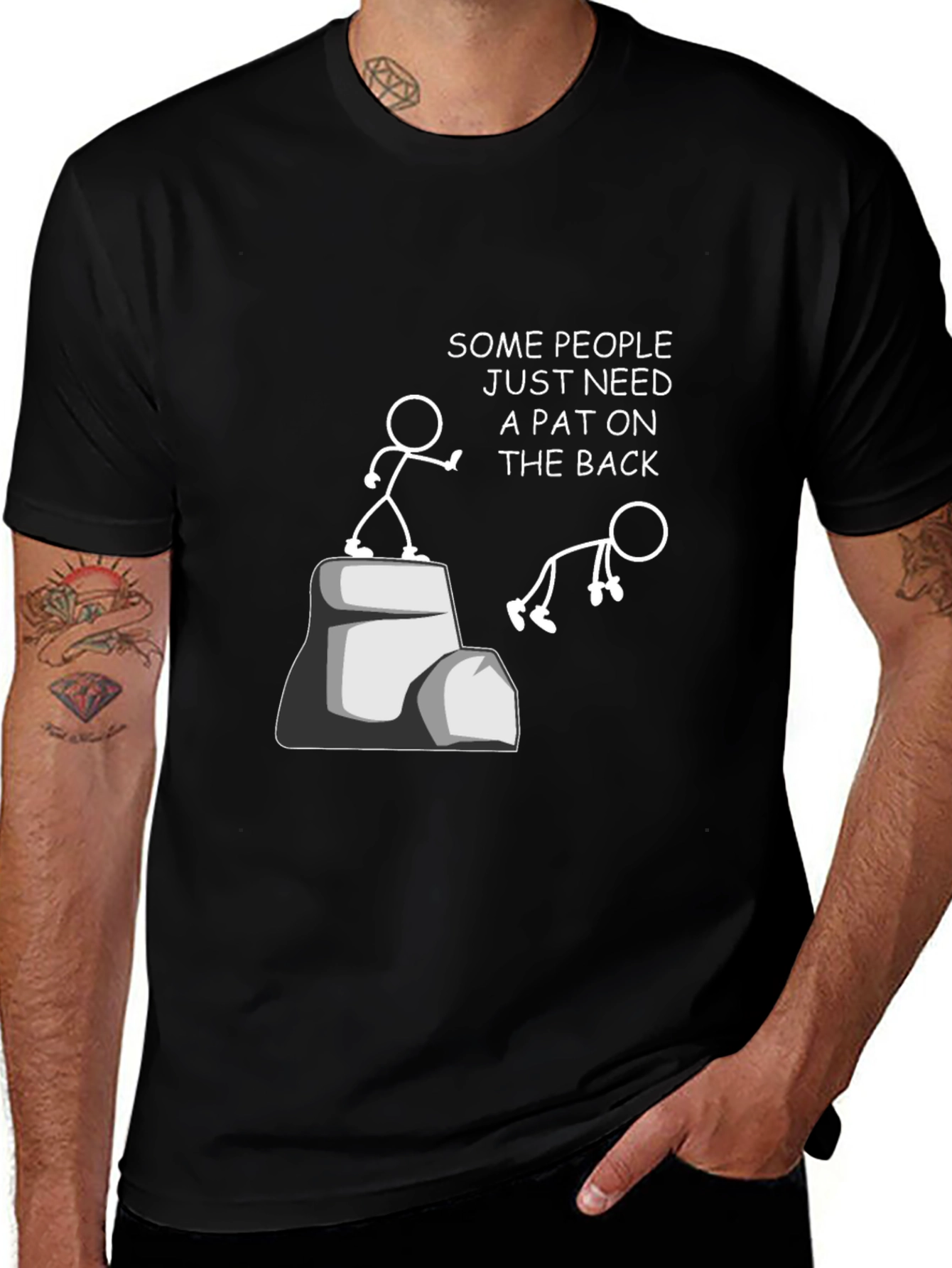 Pat on the Back Humor T-Shirt