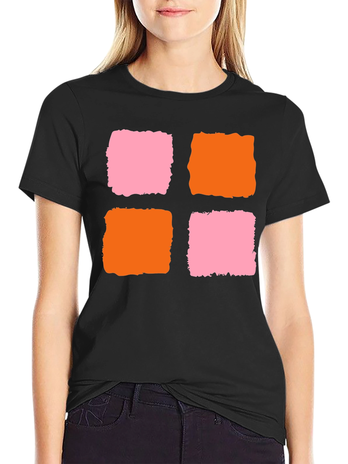 Modern Art T-Shirt - Abstract Squares