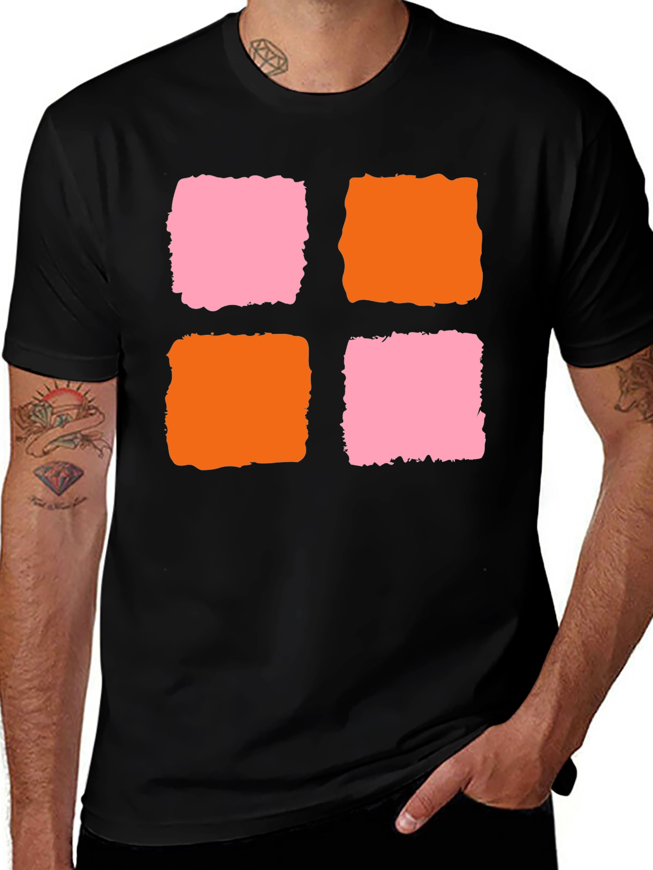 Modern Art T-Shirt - Abstract Squares