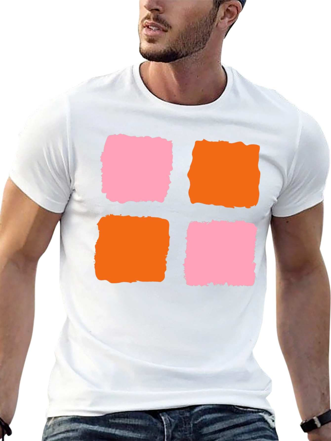 Modern Art T-Shirt - Abstract Squares