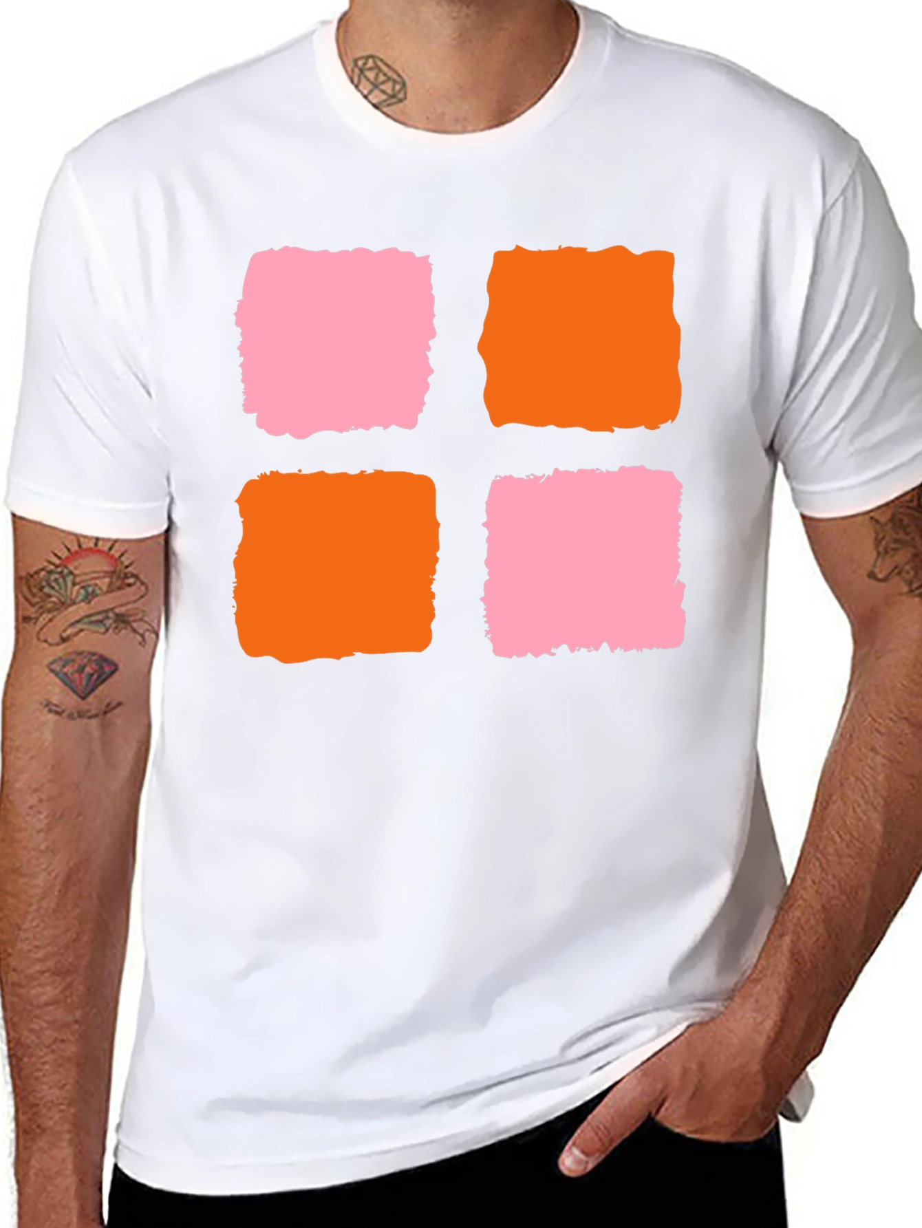 Modern Art T-Shirt - Abstract Squares