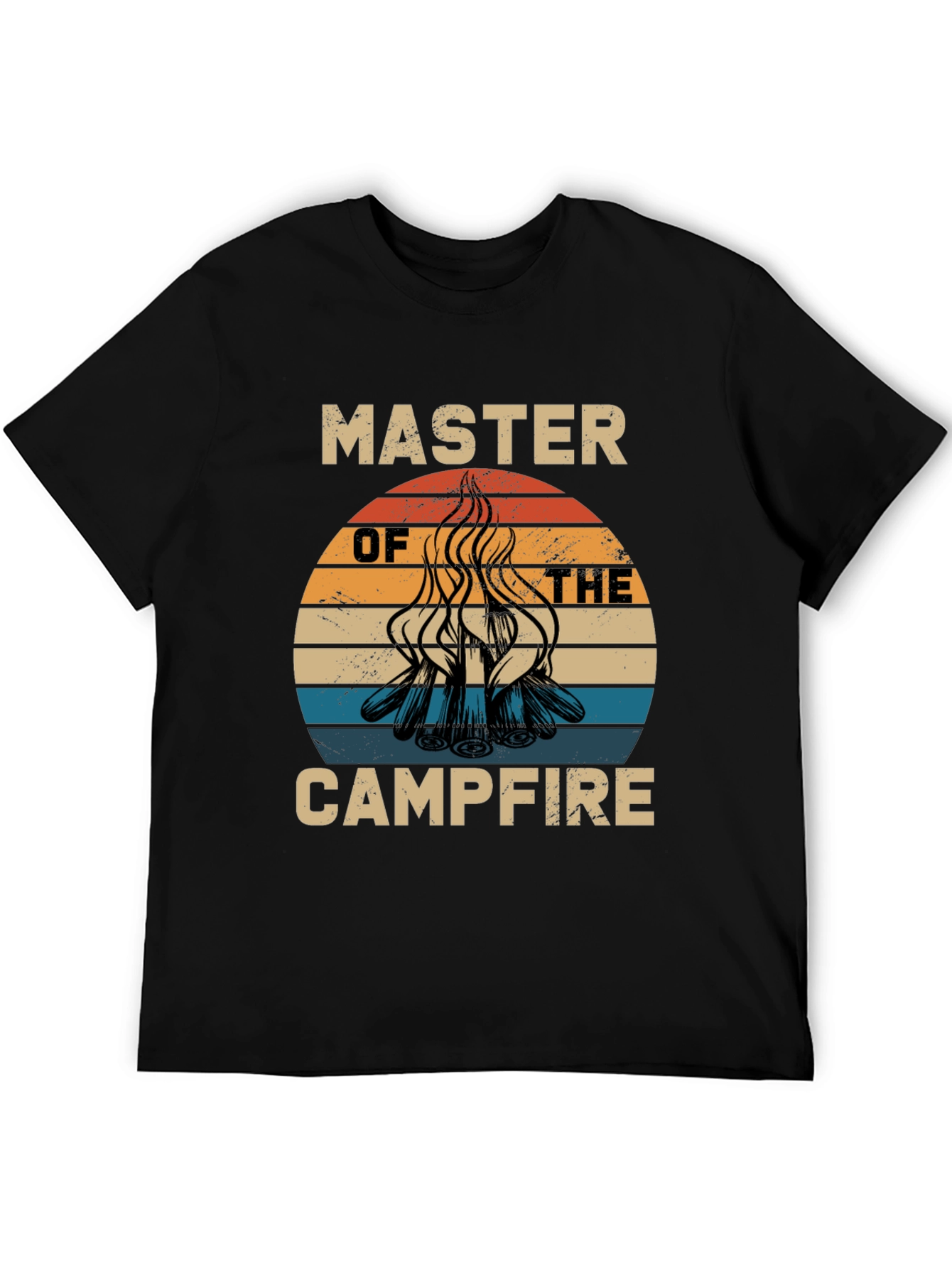 Master of the Campfire Tee - Retro Camping Shirt