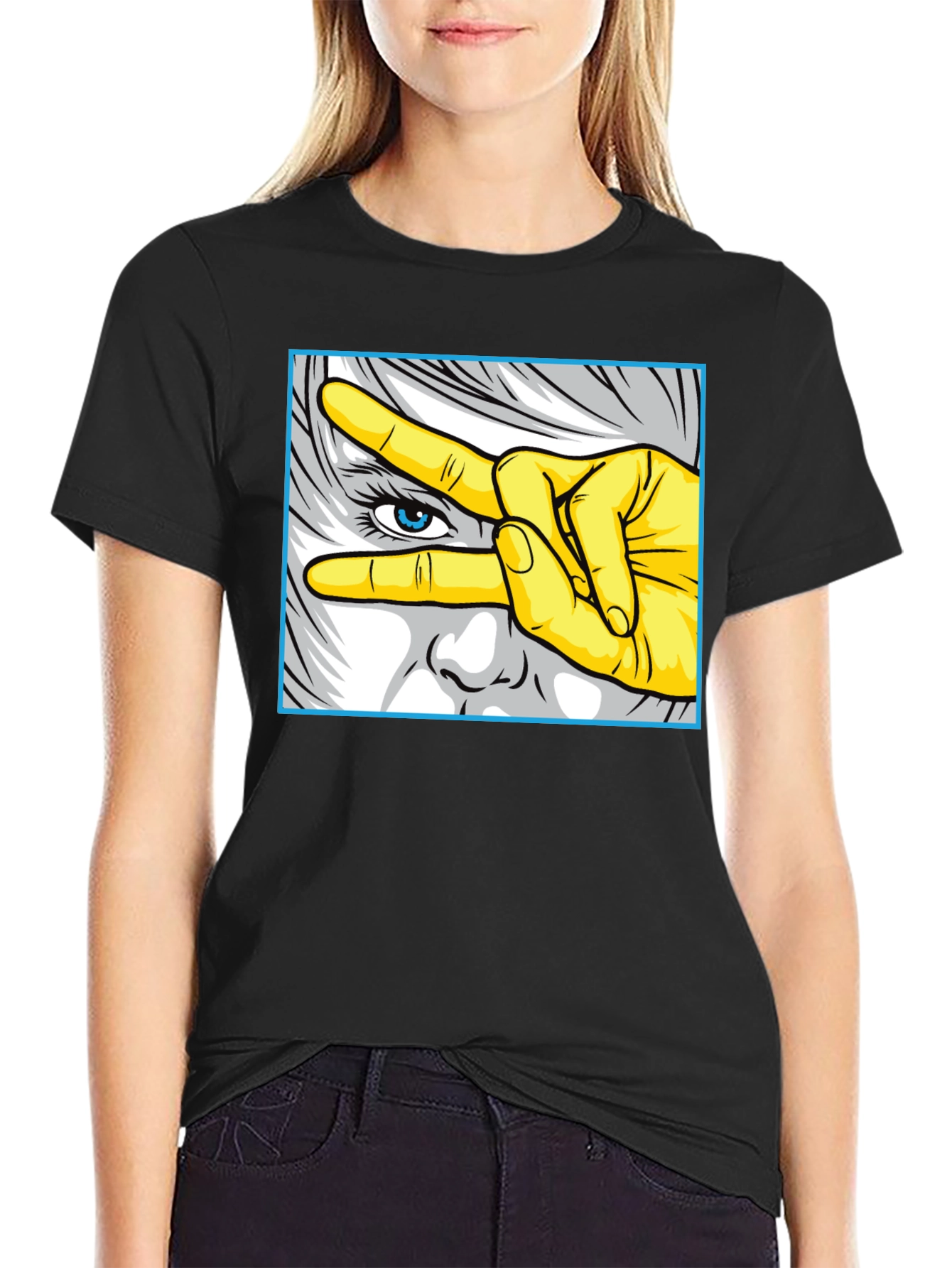 Cool Graphic Tee - Eye See You Design