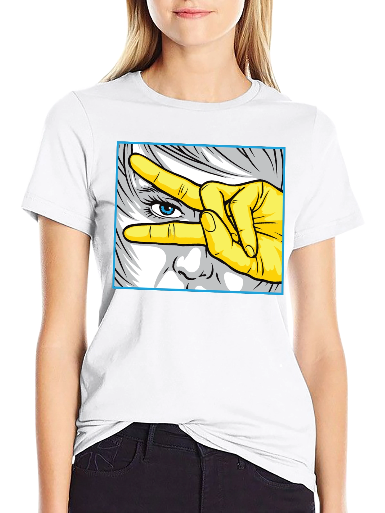 Cool Graphic Tee - Eye See You Design