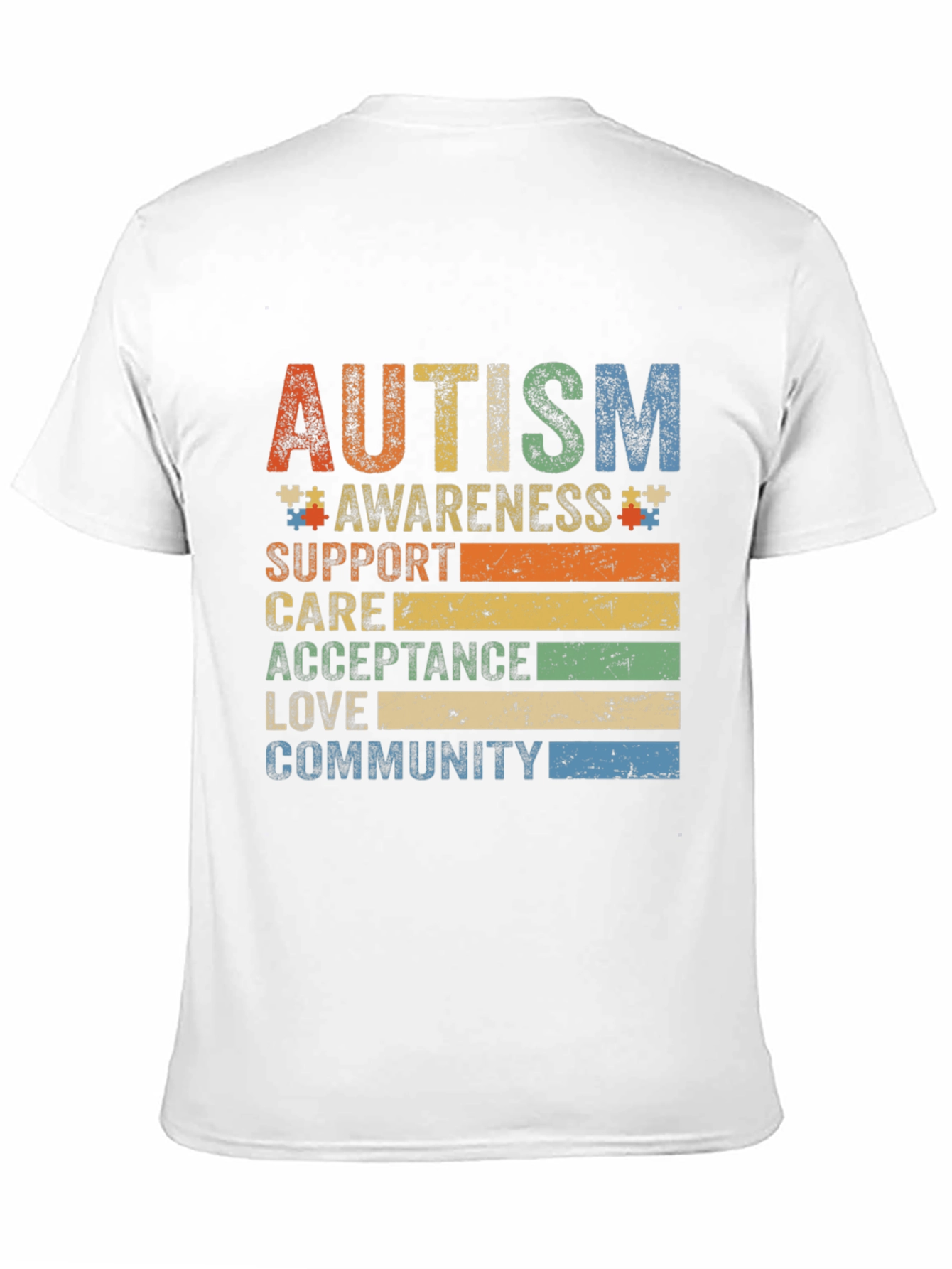 Autism Awareness T-Shirt: Support Love Community