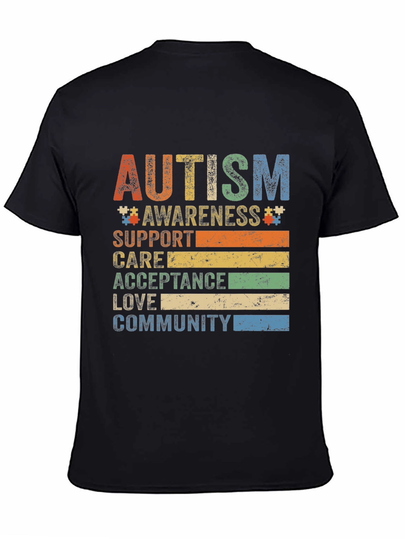 Autism Awareness T-Shirt: Support Love Community