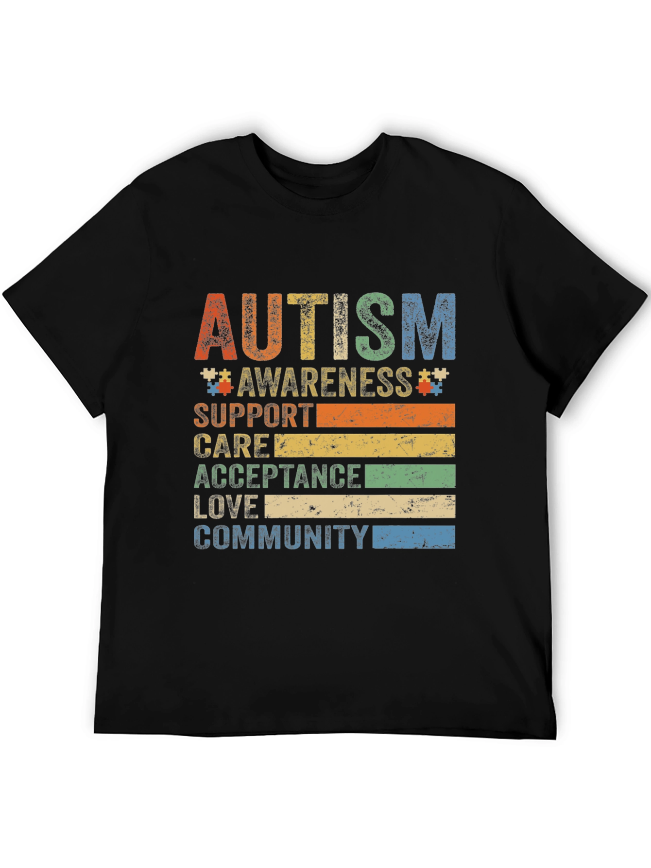 Autism Awareness T-Shirt: Support Love Community