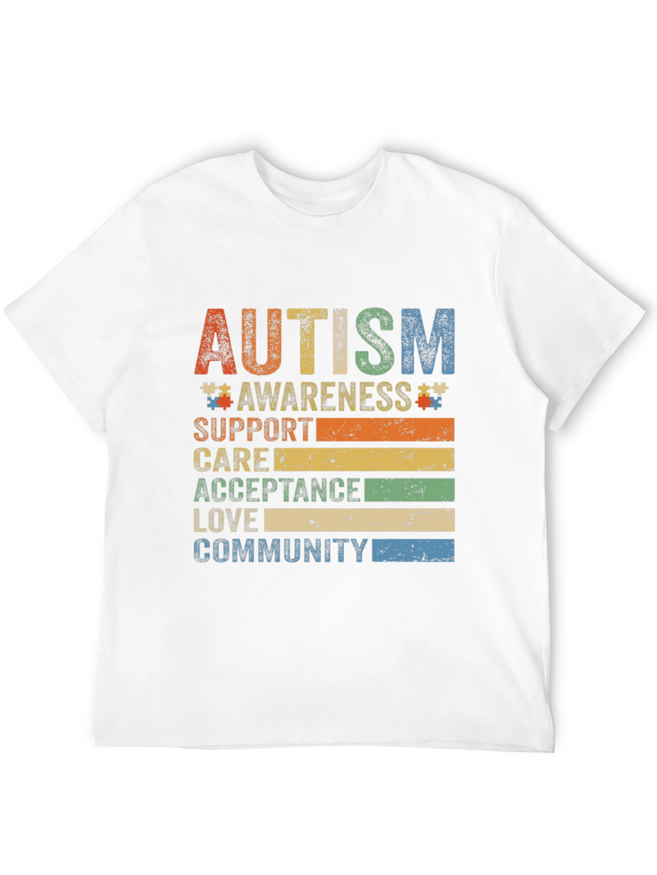 Autism Awareness T-Shirt: Support Love Community