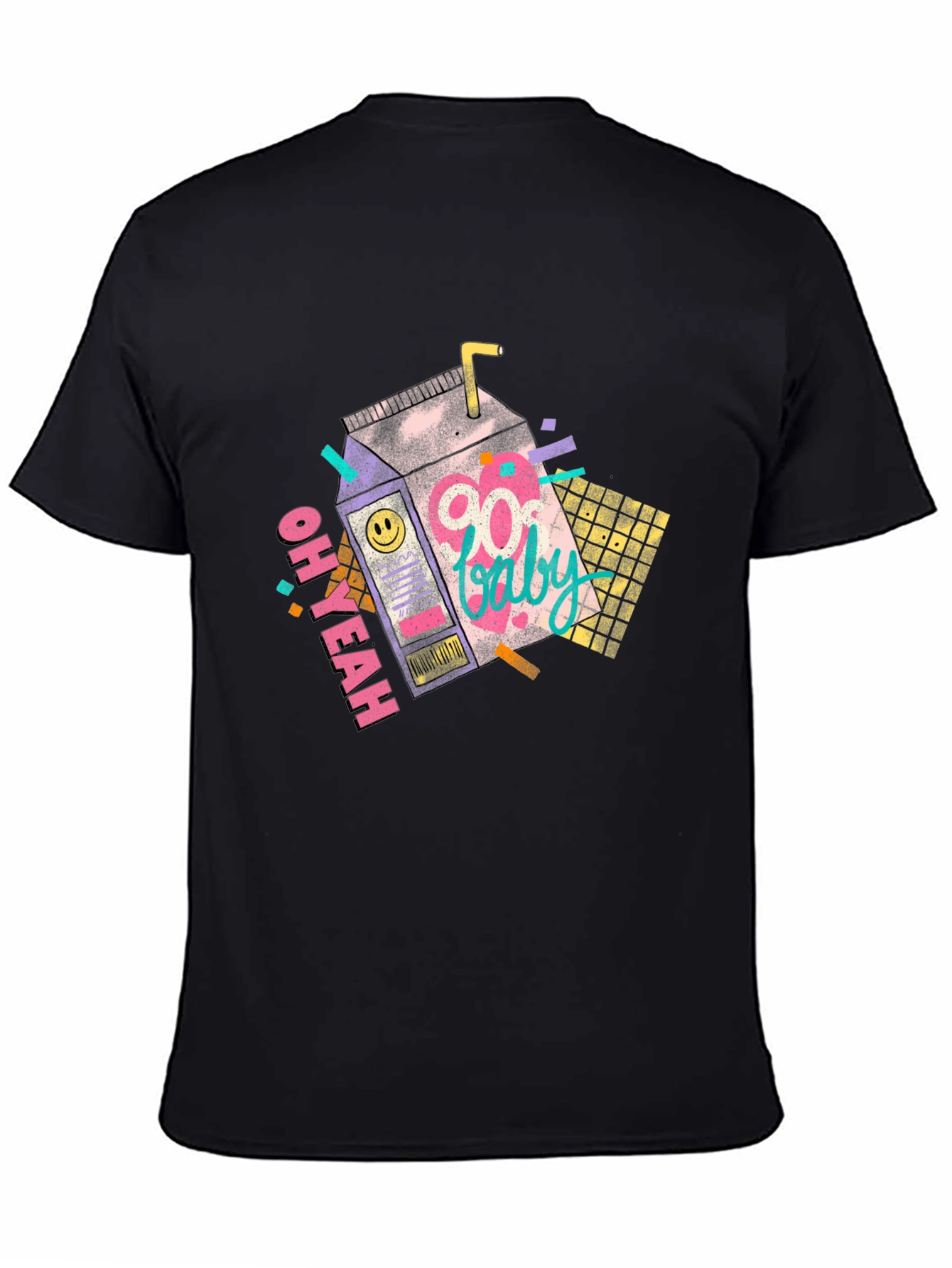 Retro 90s Baby Black T-Shirt