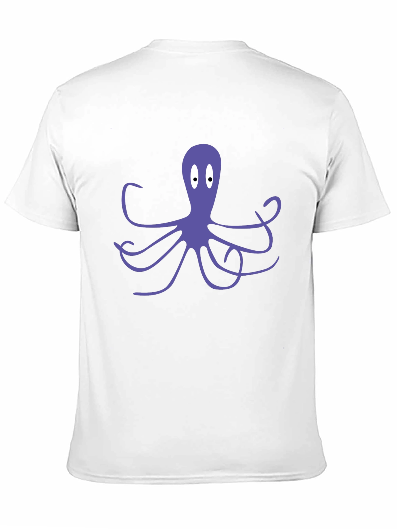 Octopus Graphic Tee - Black Cotton Blend T-Shirt