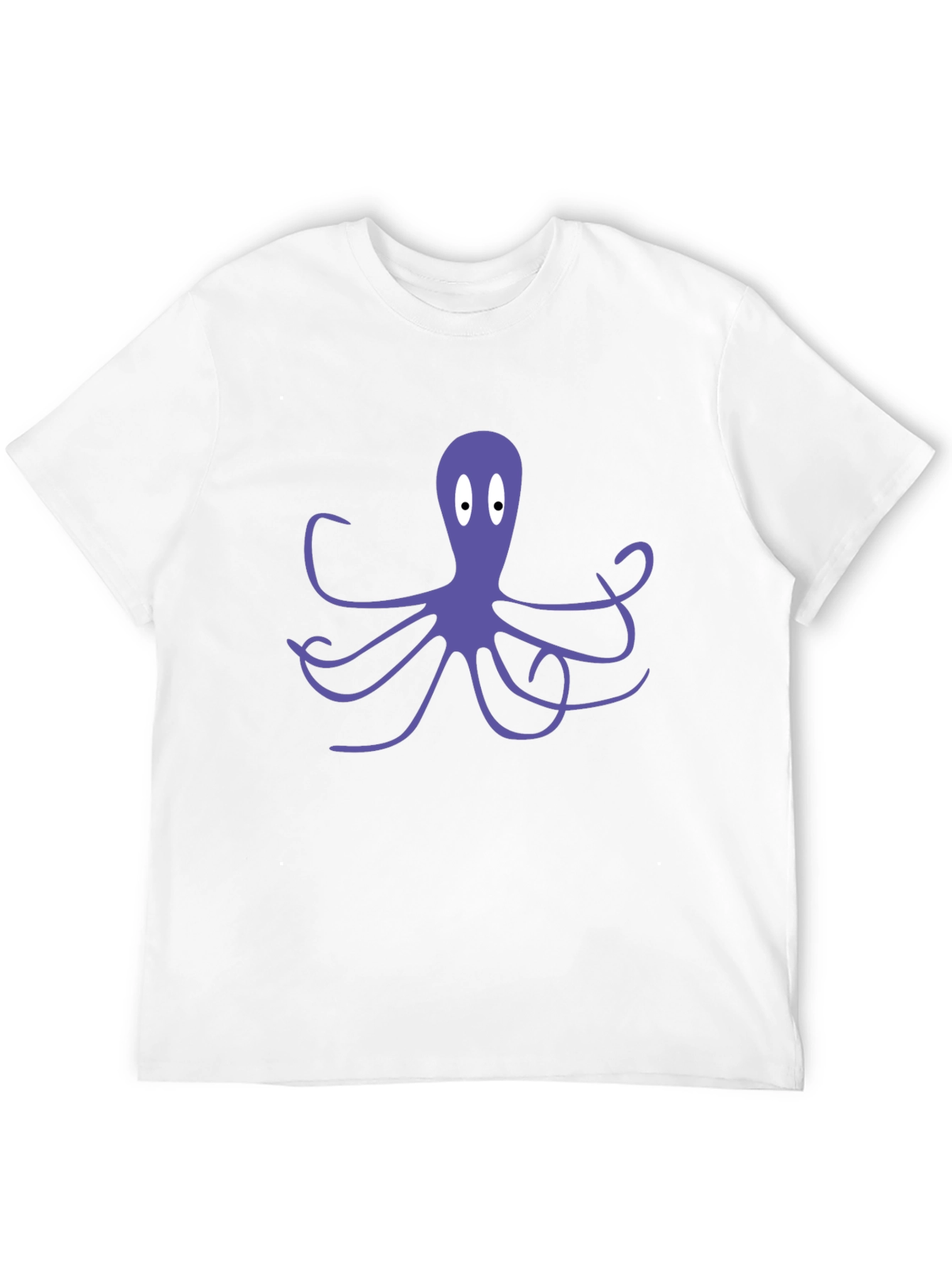 Octopus Graphic Tee - Black Cotton Blend T-Shirt