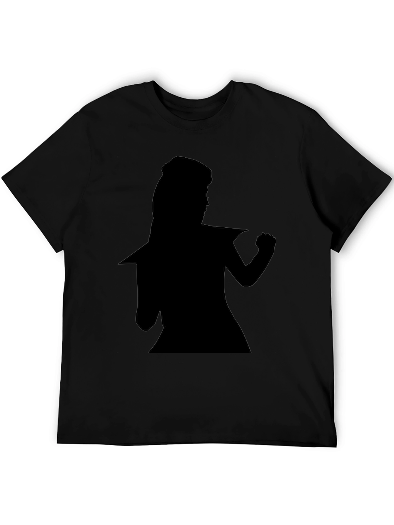 Silhouette Graphic T-Shirt - Bold Black Tee