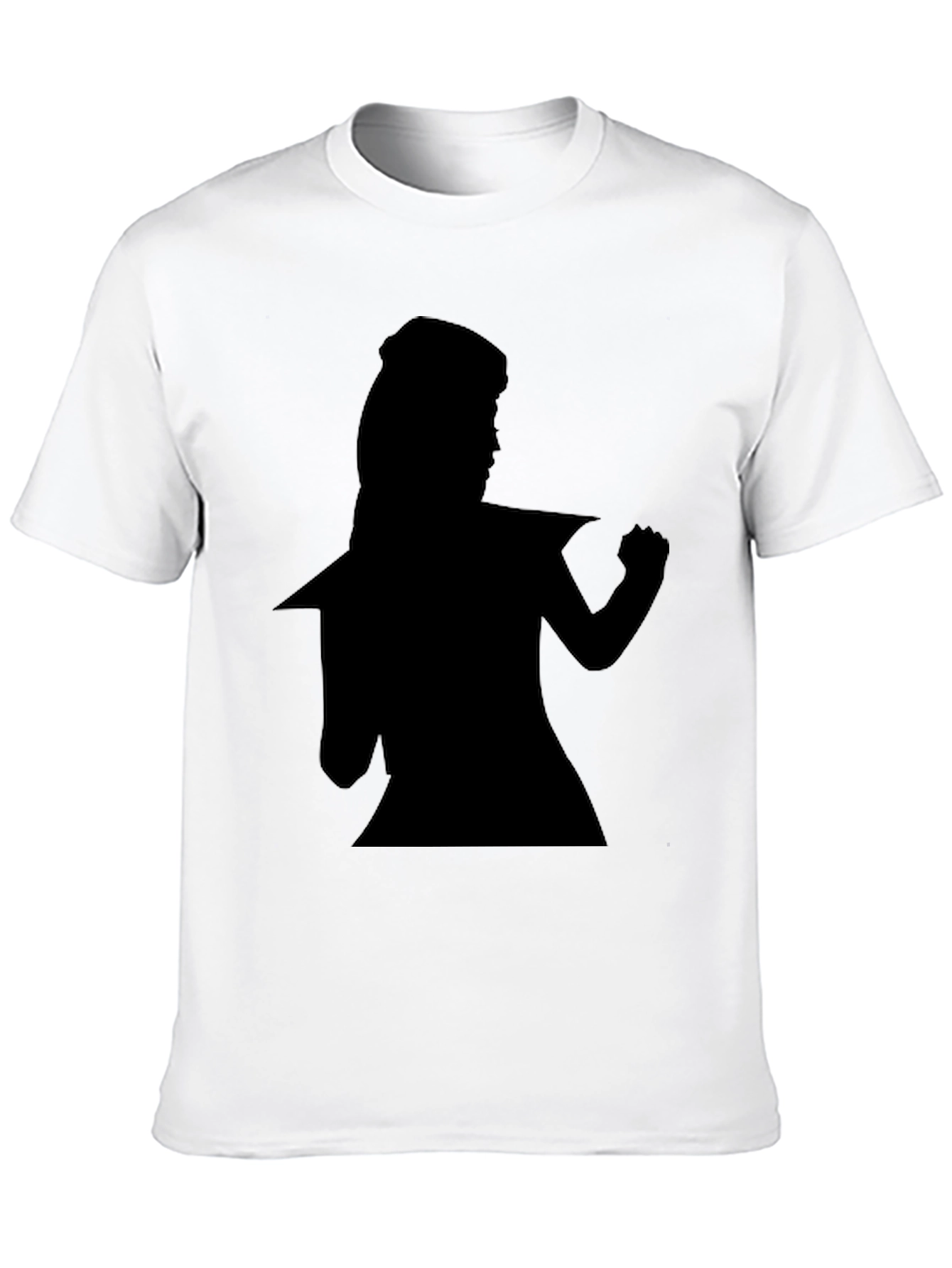 Silhouette Graphic T-Shirt - Bold Black Tee