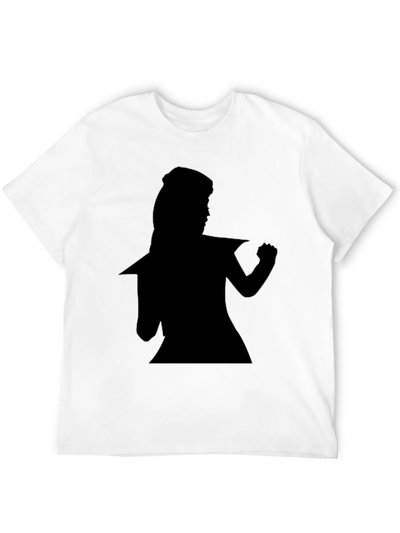 Silhouette Graphic T-Shirt - Bold Black Tee