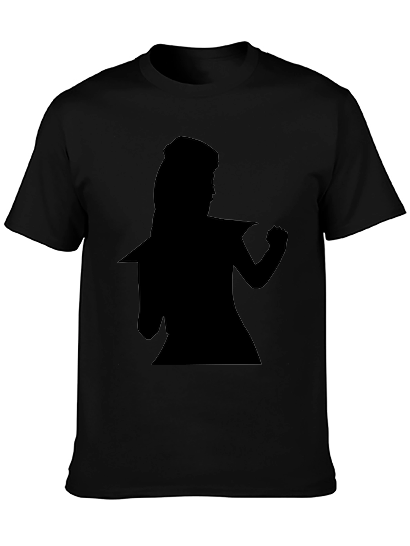 Silhouette Graphic T-Shirt - Bold Black Tee