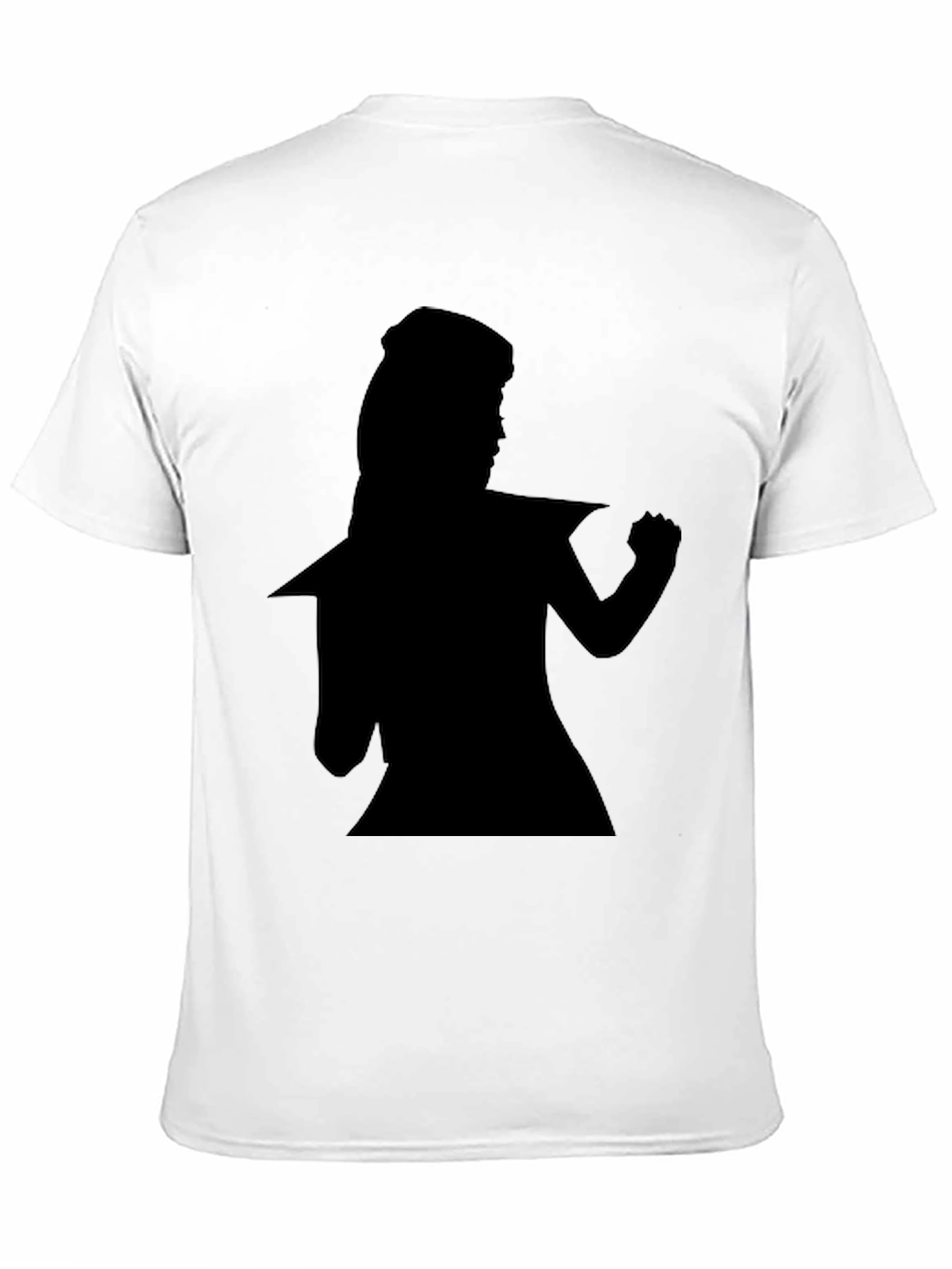 Silhouette Graphic T-Shirt - Bold Black Tee
