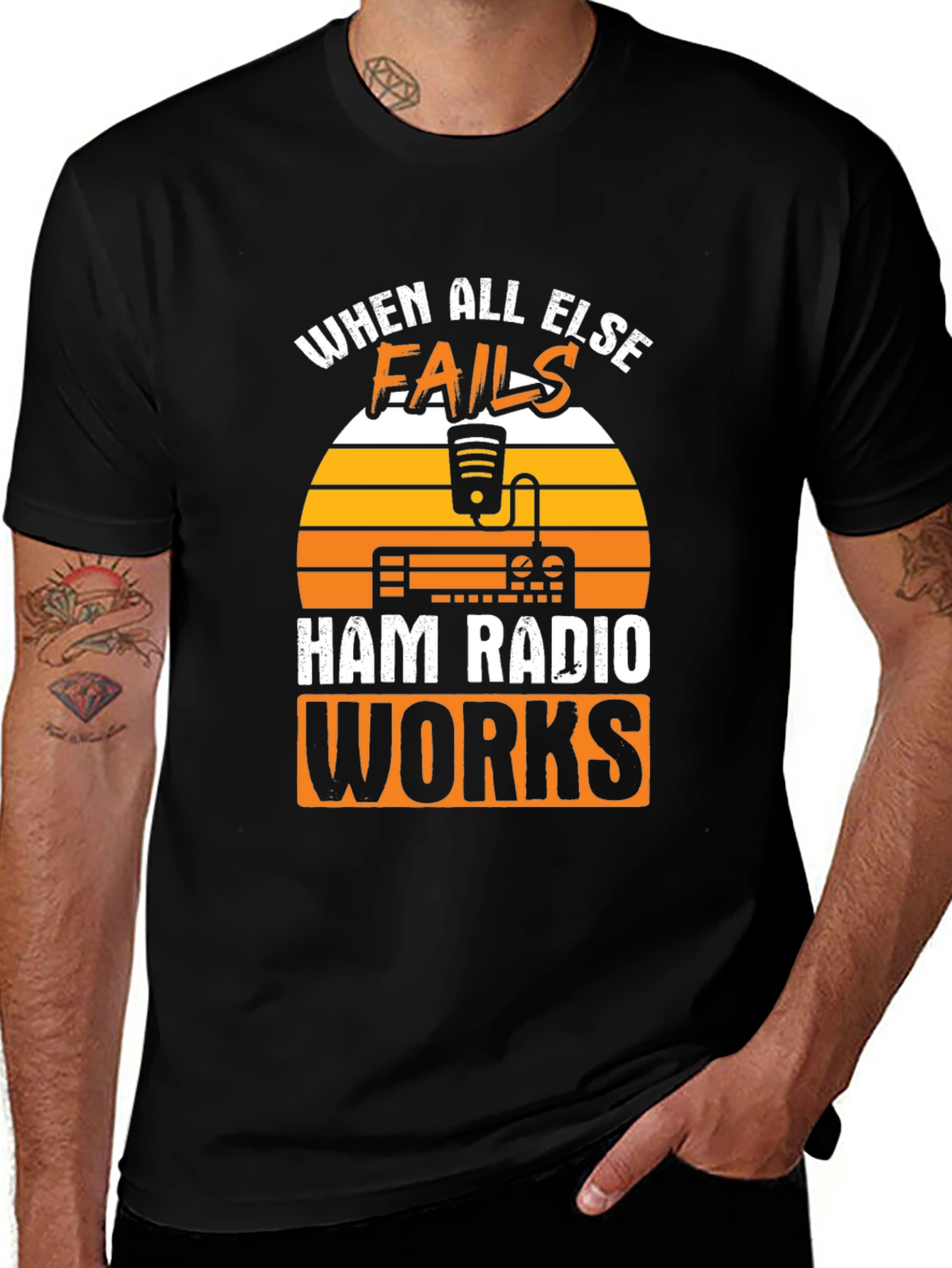 Ham Radio T-Shirt: When All Else Fails