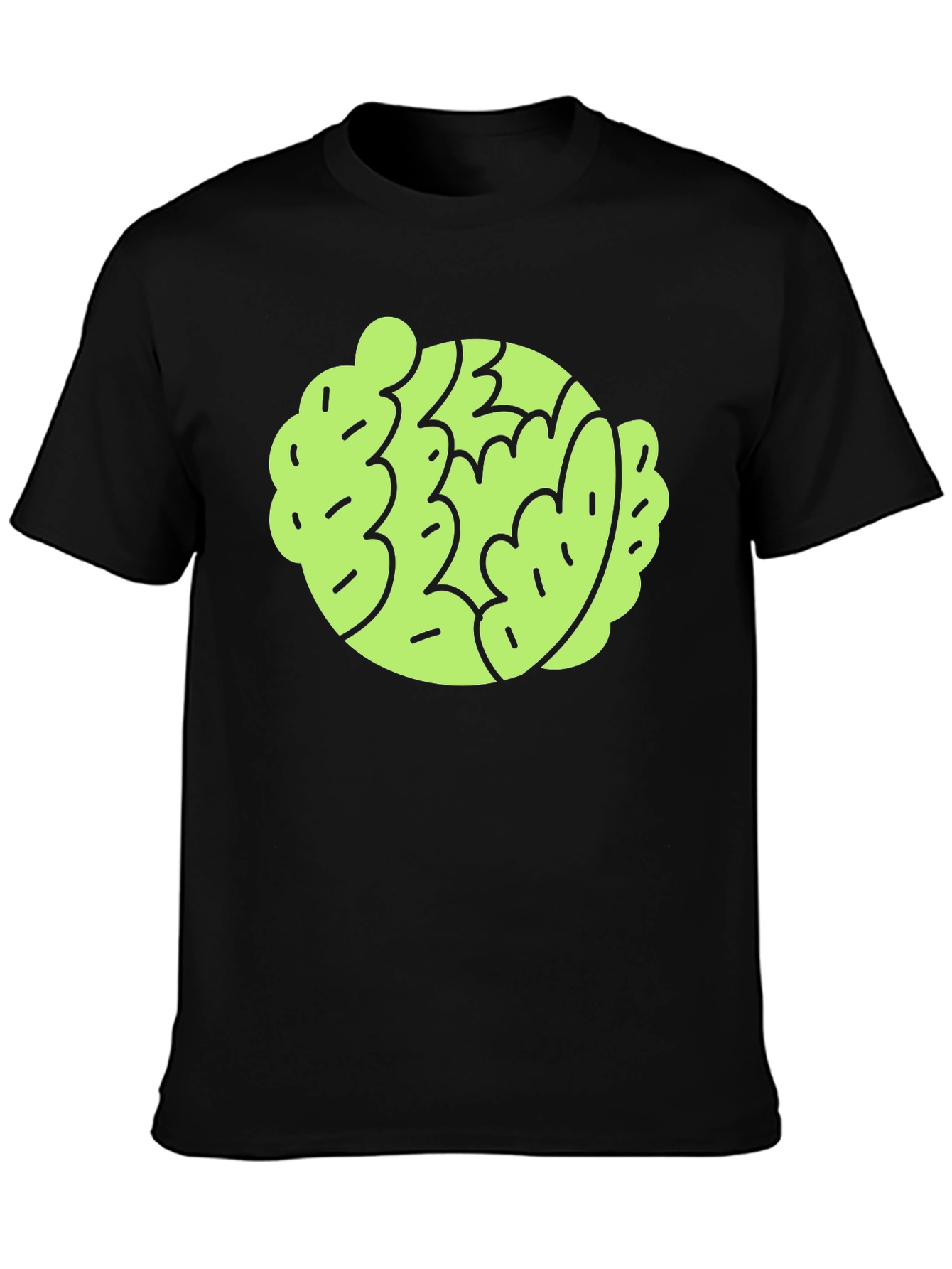 Funky Brain Graphic T-Shirt - Modern Style
