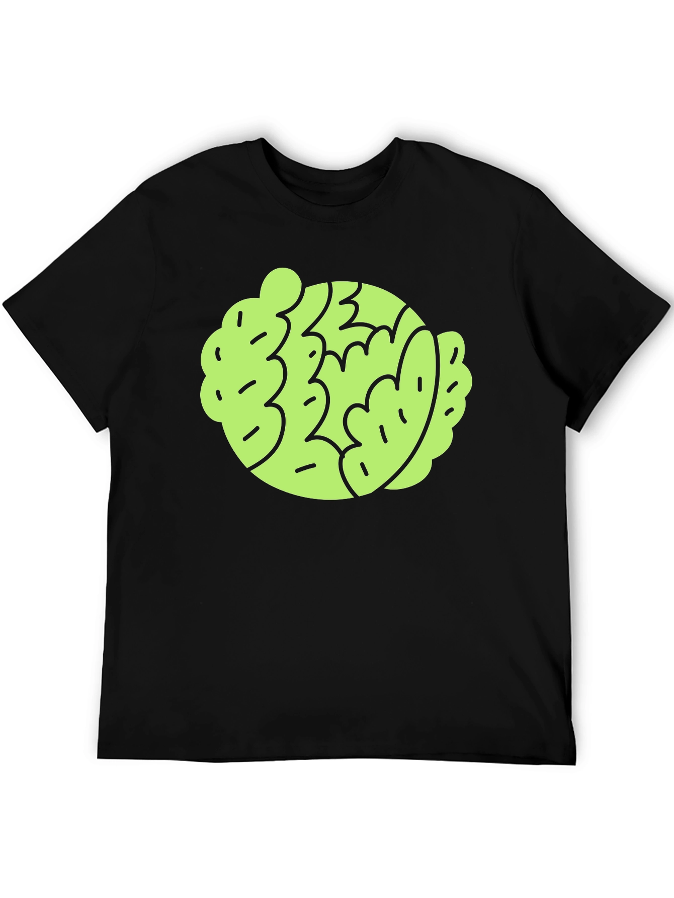 Funky Brain Graphic T-Shirt - Modern Style