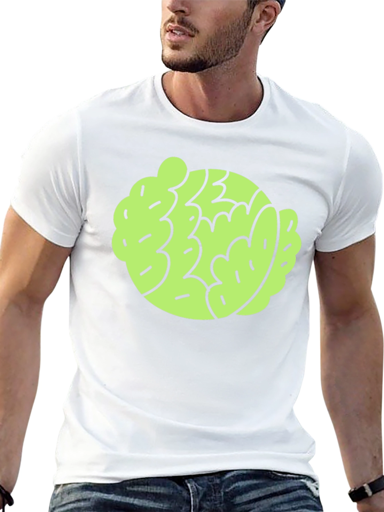 Funky Brain Graphic T-Shirt - Modern Style