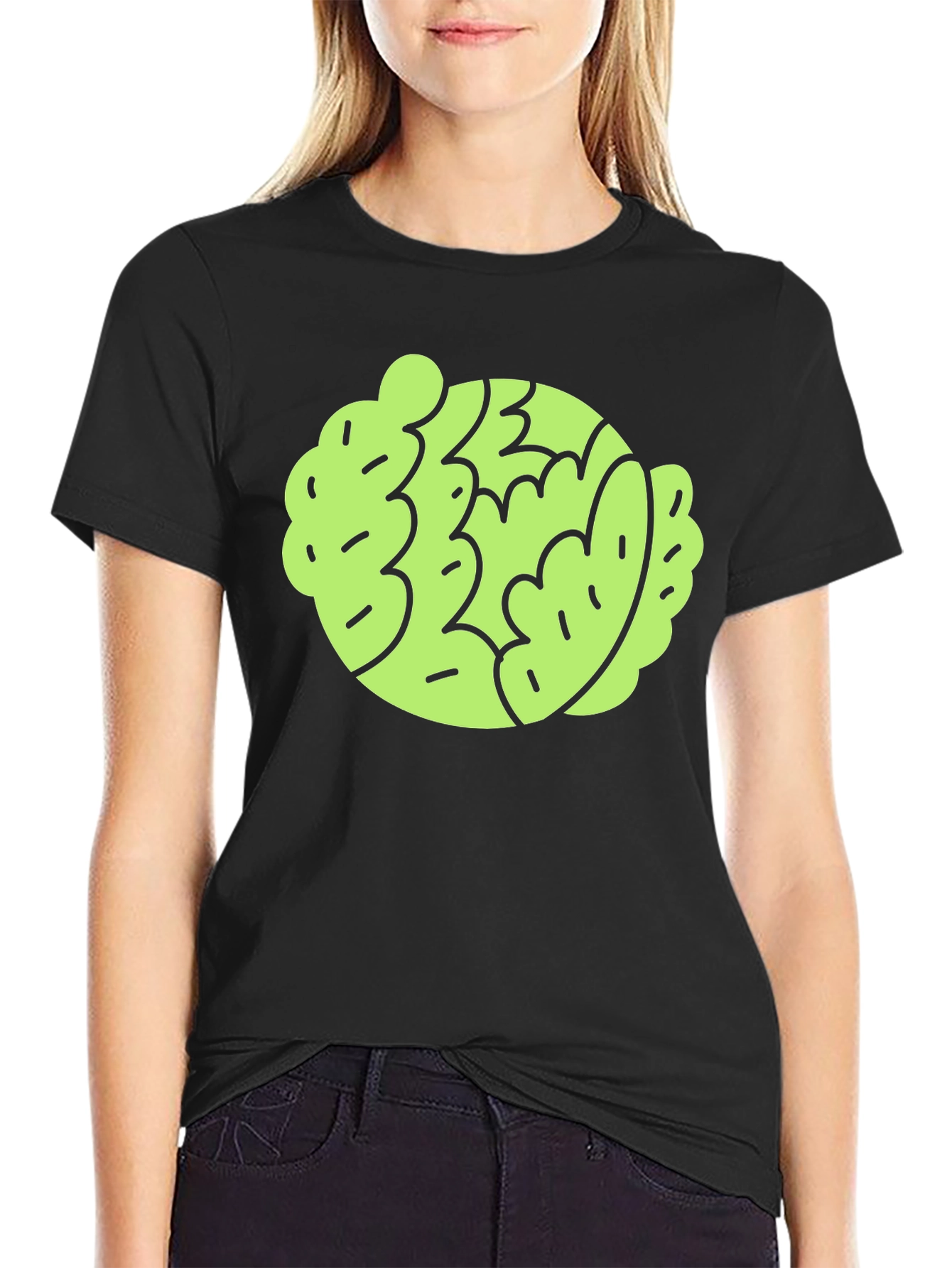 Funky Brain Graphic T-Shirt - Modern Style