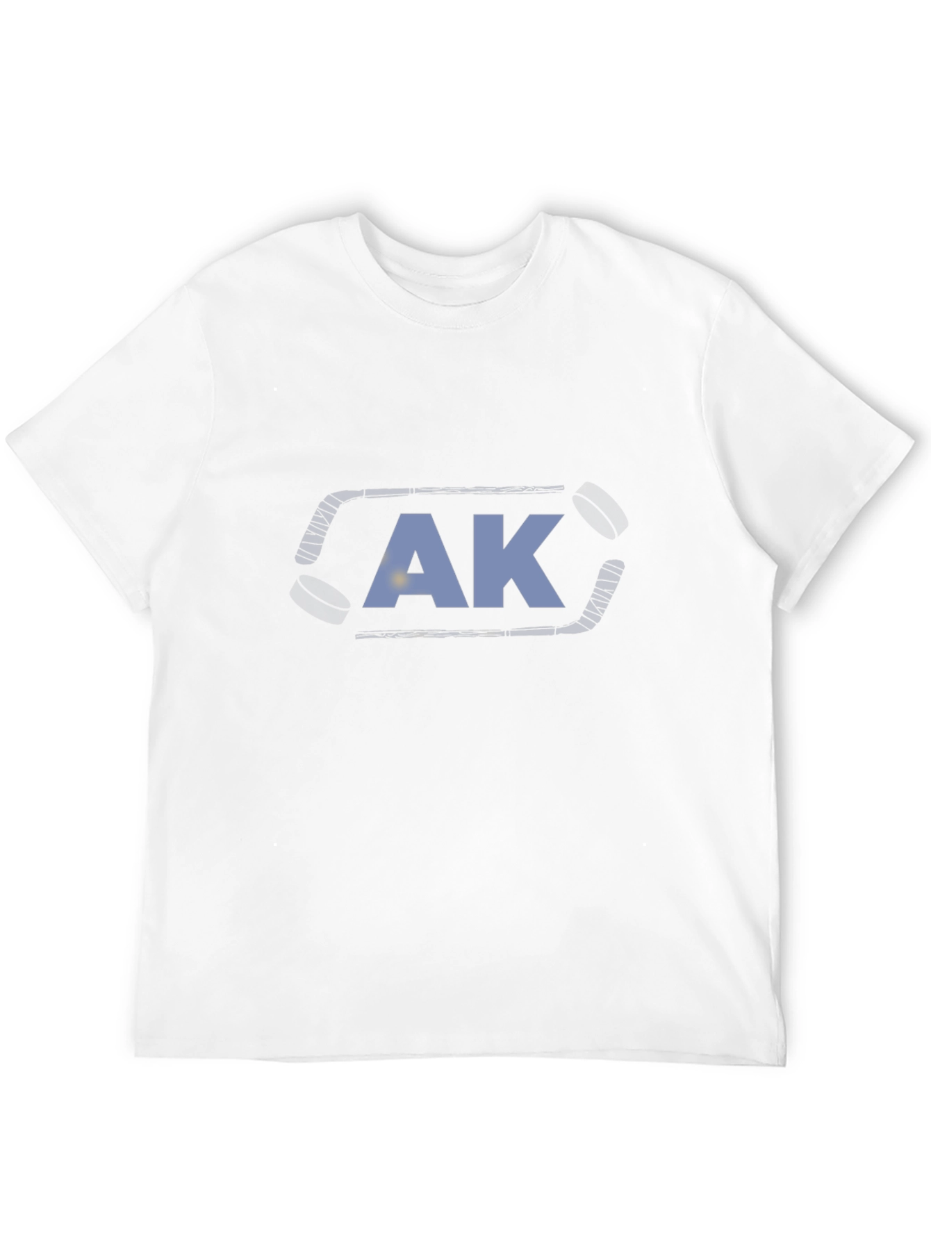 AK Hockey Stick Tee - Black Cotton Graphic T-Shirt