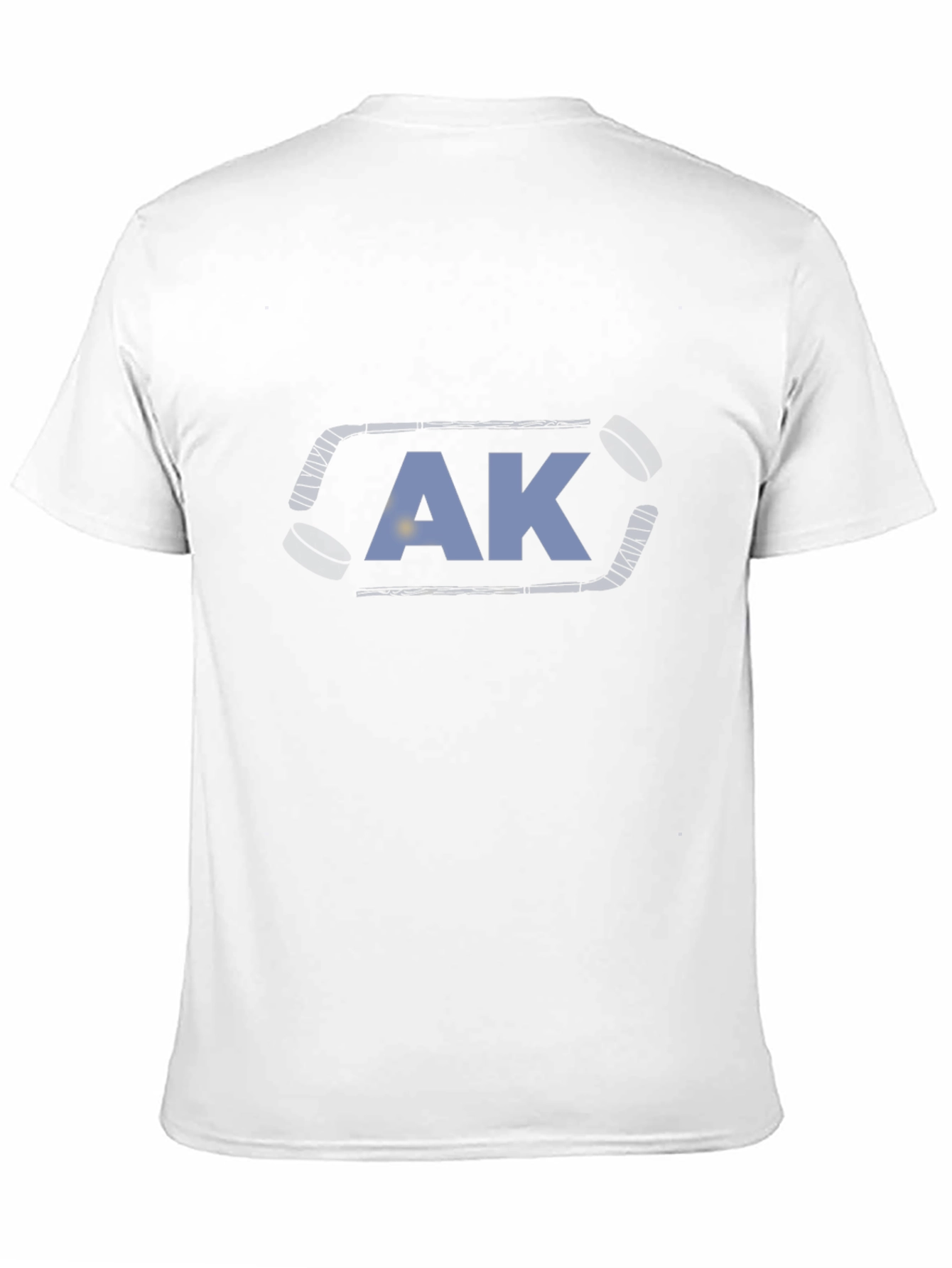 AK Hockey Stick Tee - Black Cotton Graphic T-Shirt