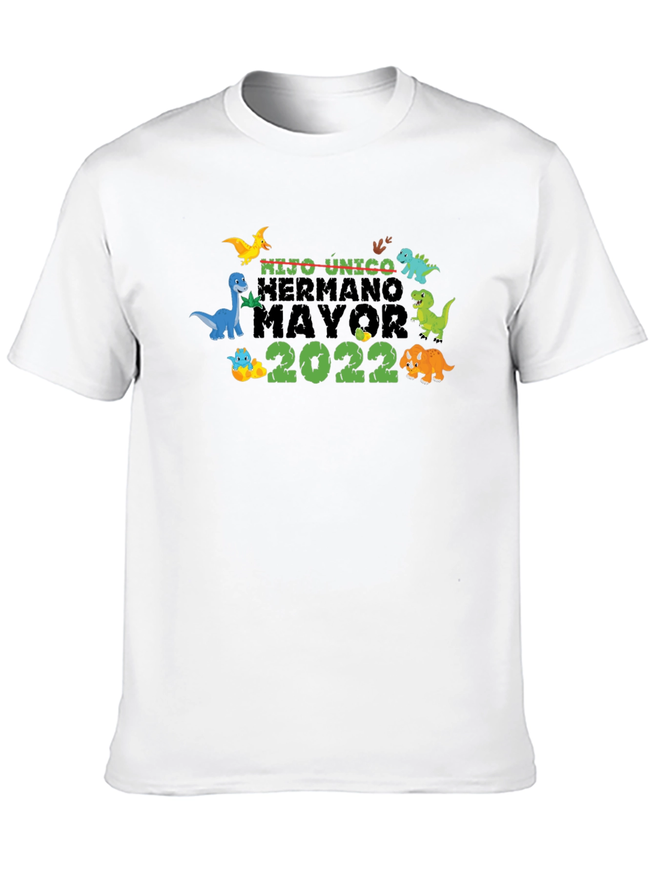 Dinosaur Hermano Mayor 2022 Kids T-Shirt