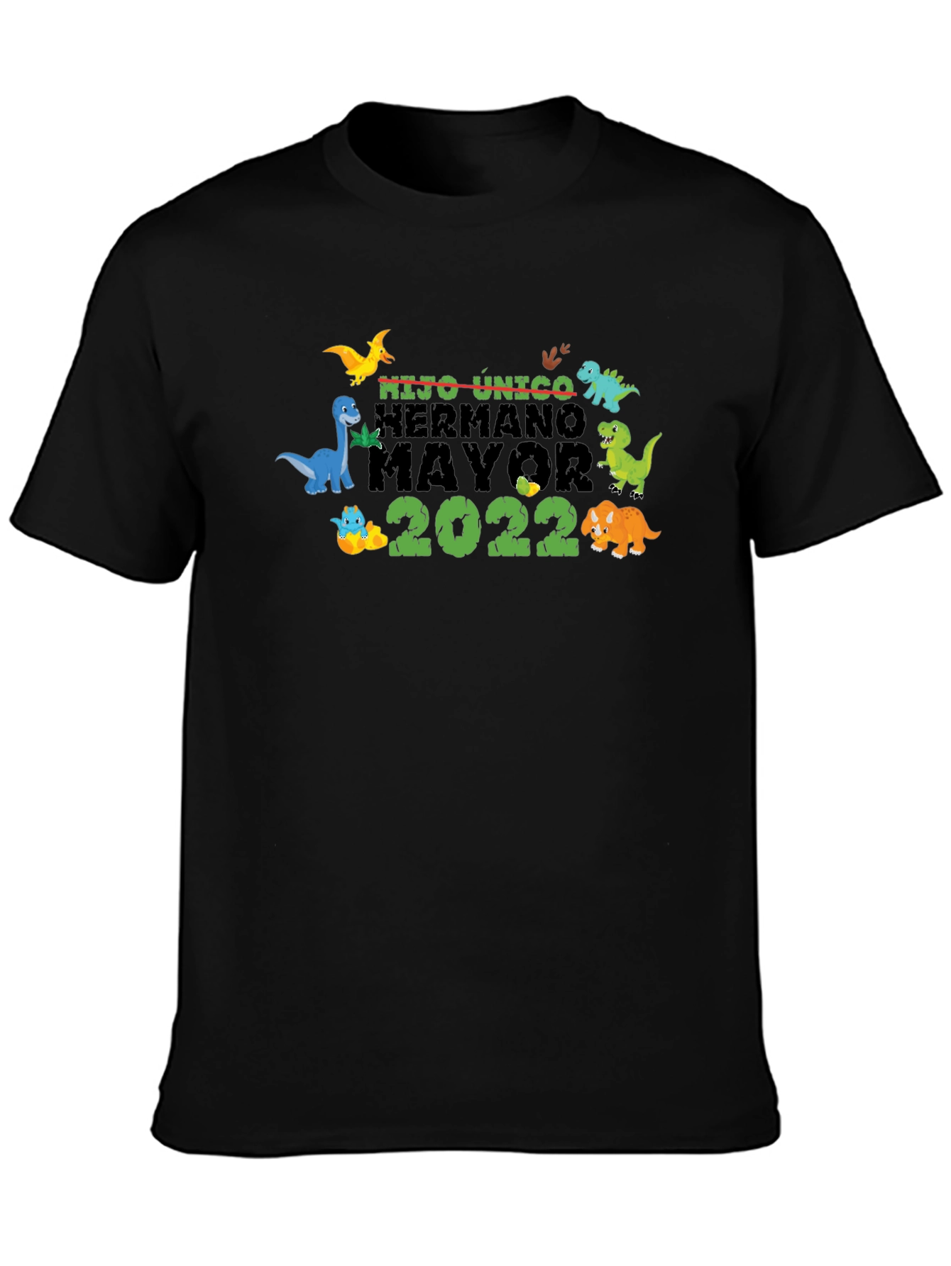 Dinosaur Hermano Mayor 2022 Kids T-Shirt