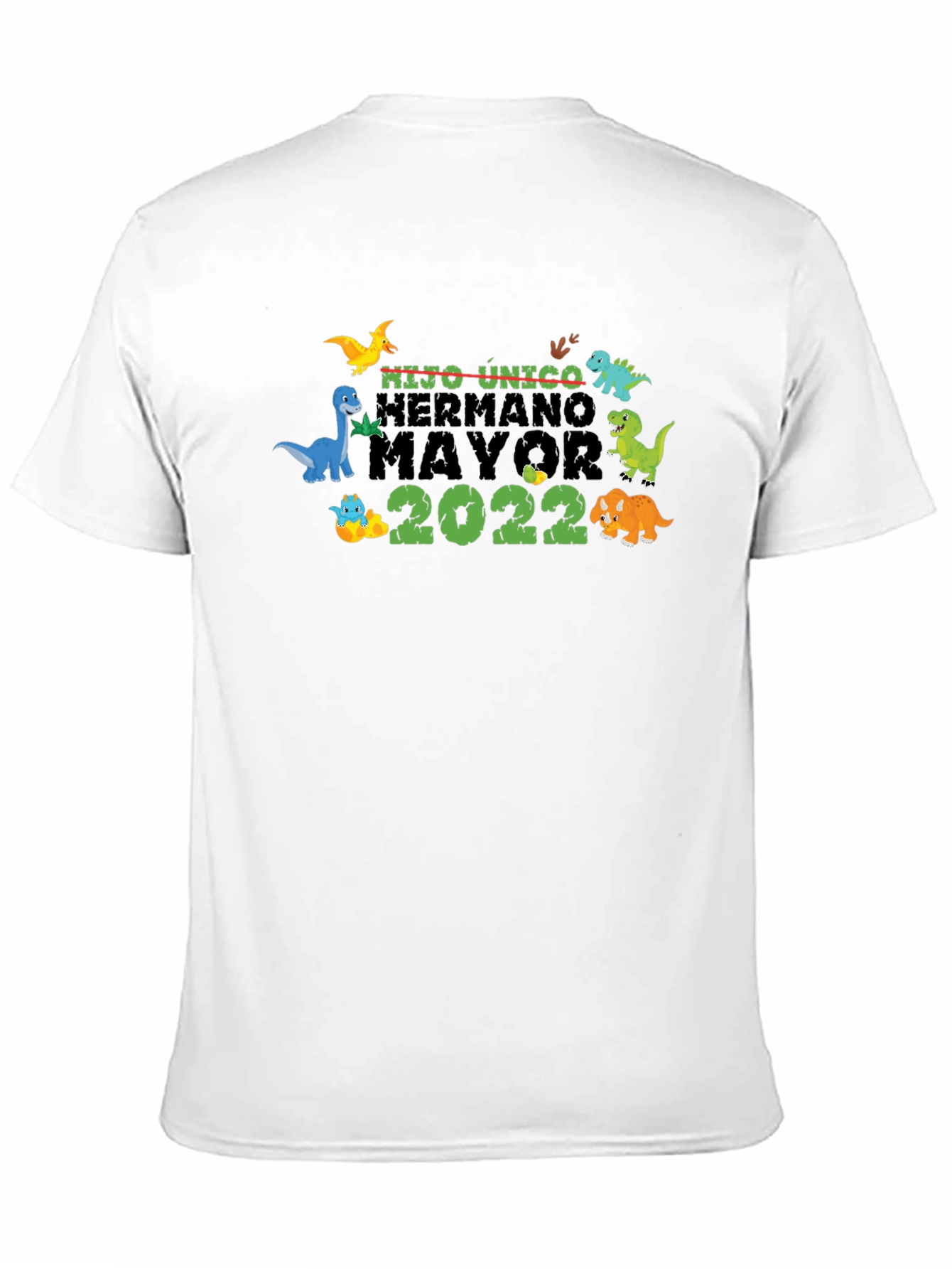 Dinosaur Hermano Mayor 2022 Kids T-Shirt