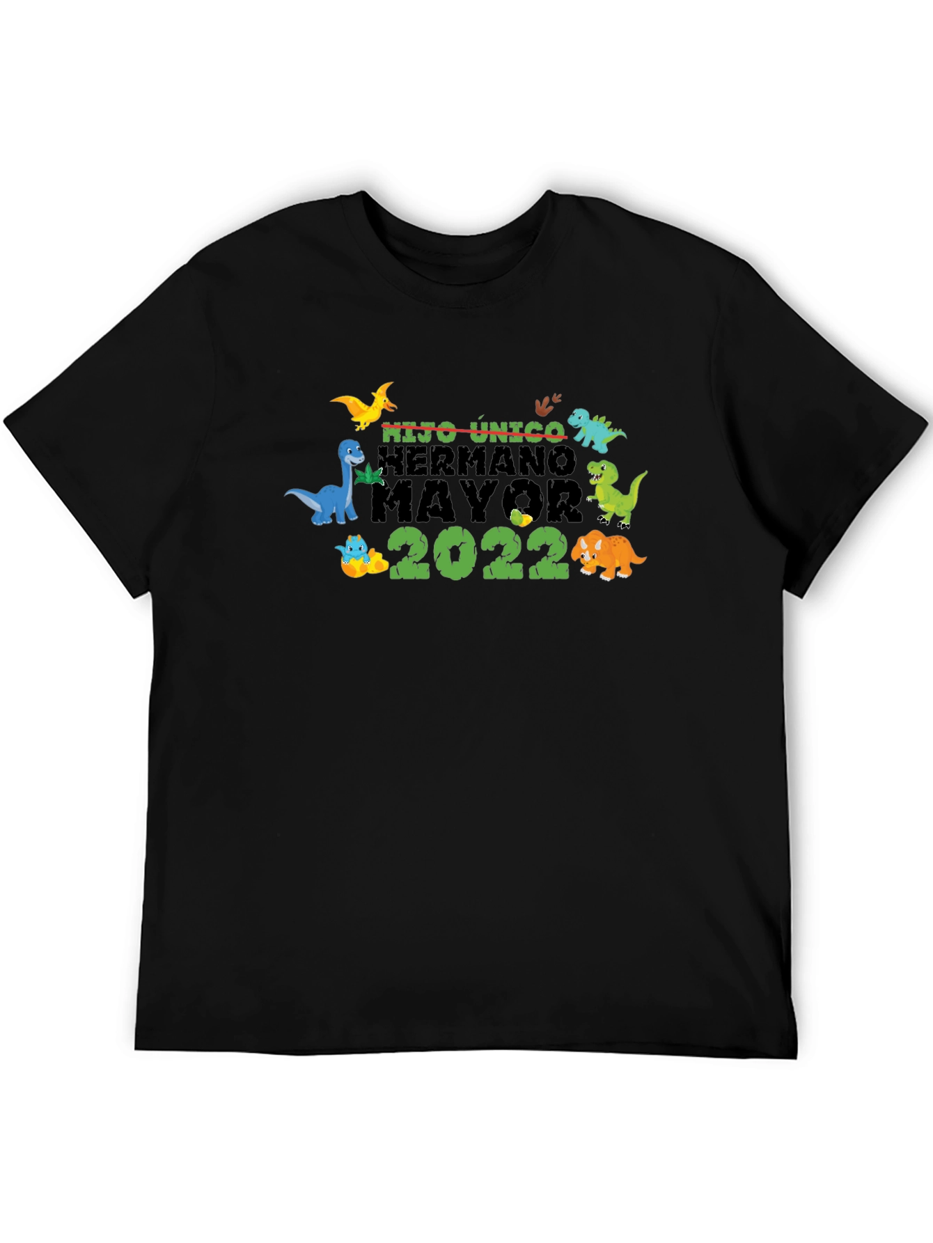 Dinosaur Hermano Mayor 2022 Kids T-Shirt