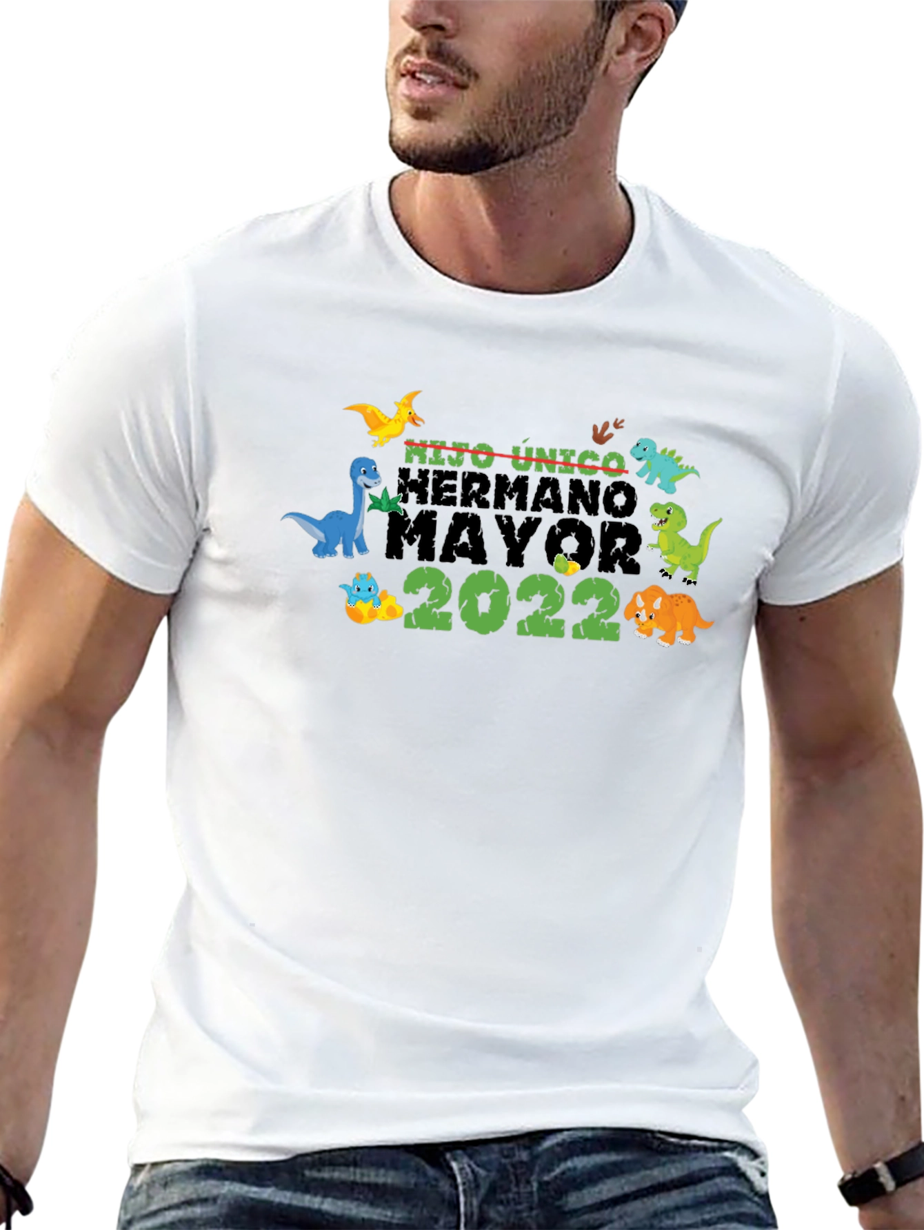 Dinosaur Hermano Mayor 2022 Kids T-Shirt