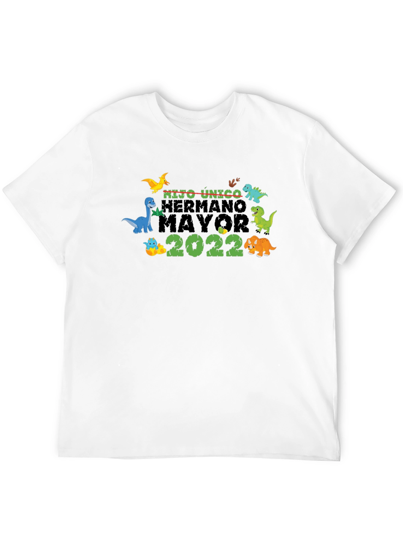 Dinosaur Hermano Mayor 2022 Kids T-Shirt
