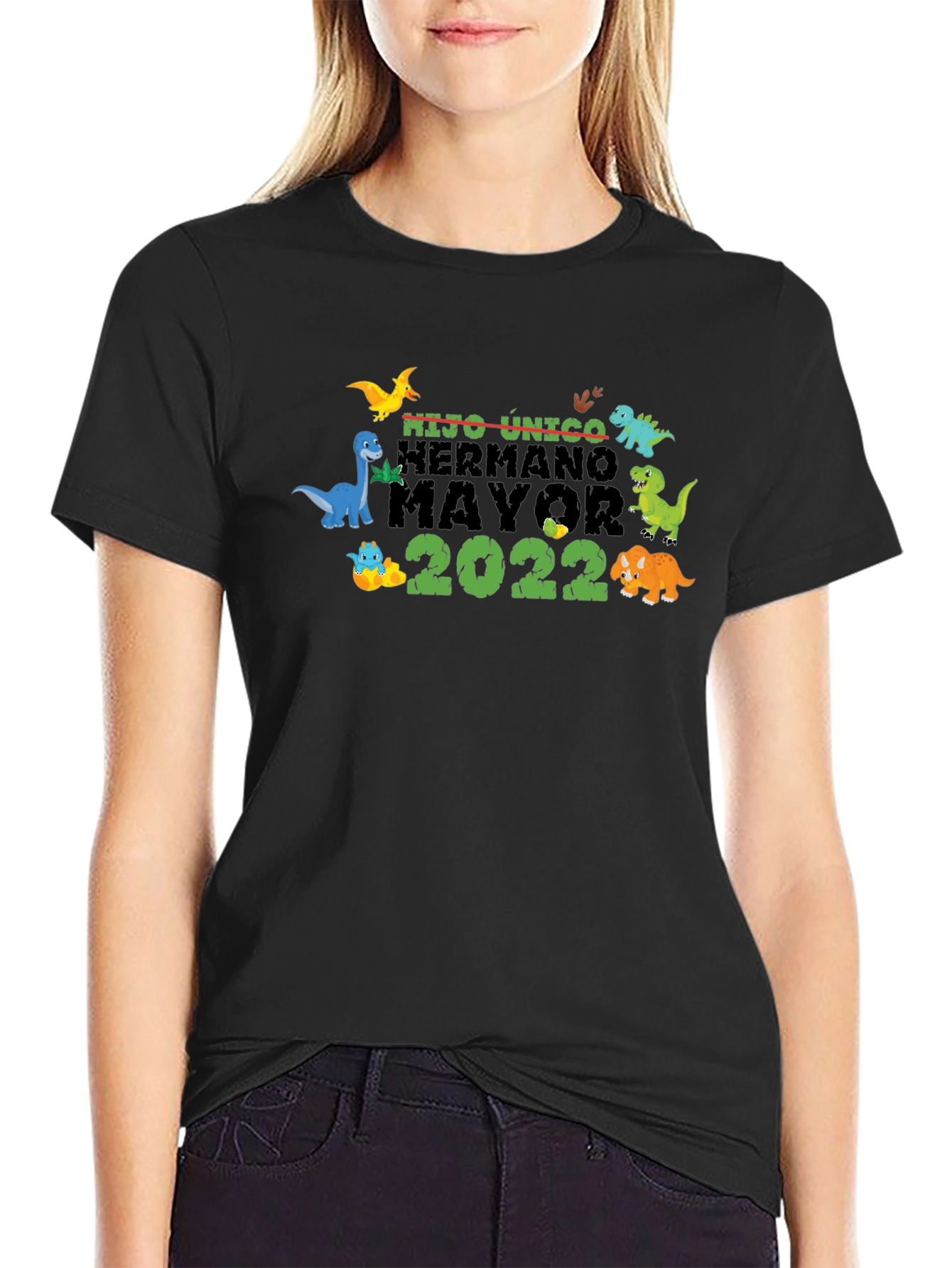 Dinosaur Hermano Mayor 2022 Kids T-Shirt