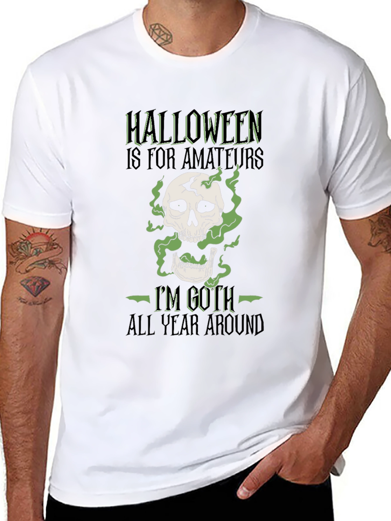 Goth All Year Round Halloween T-Shirt