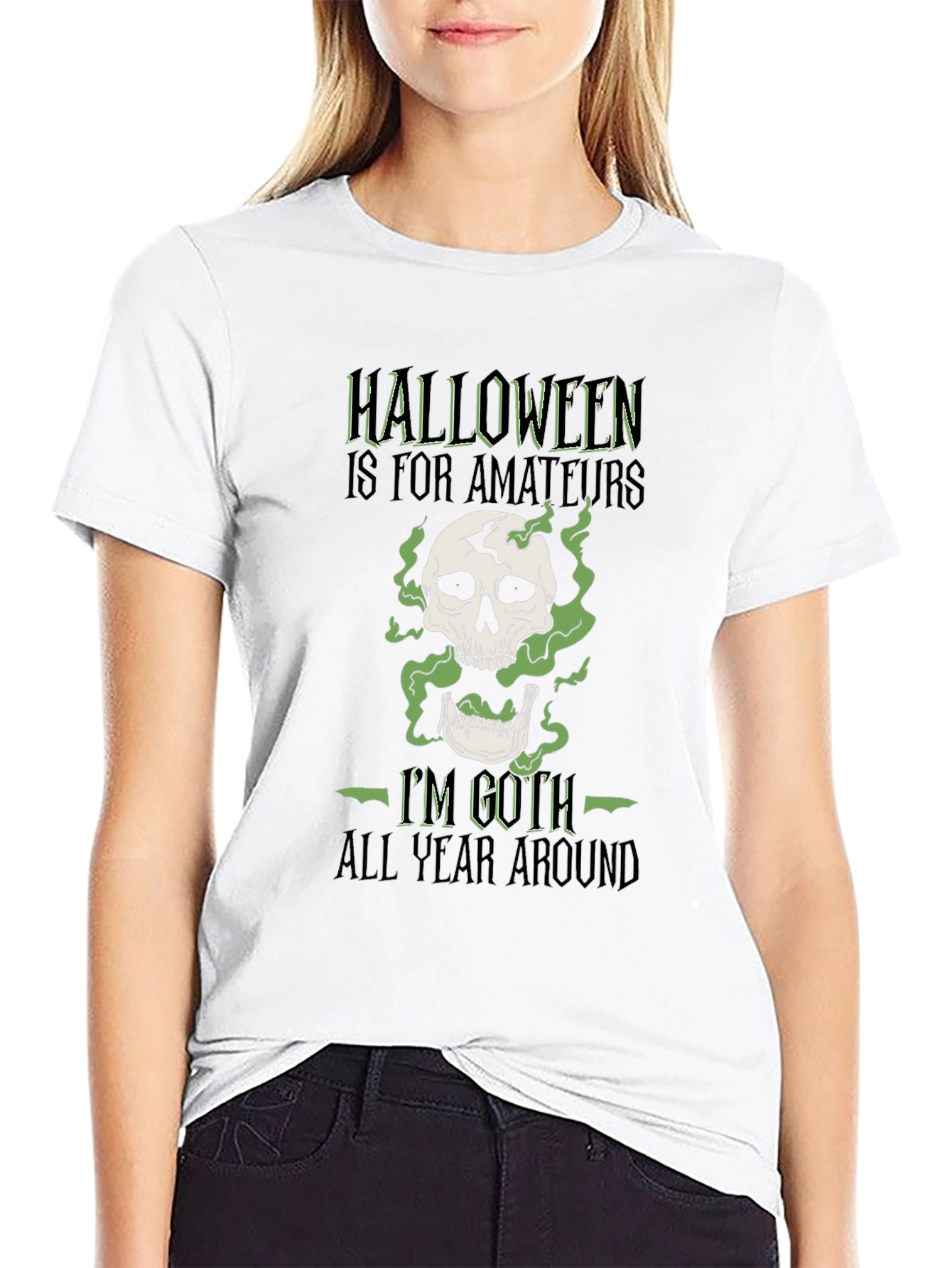 Goth All Year Round Halloween T-Shirt