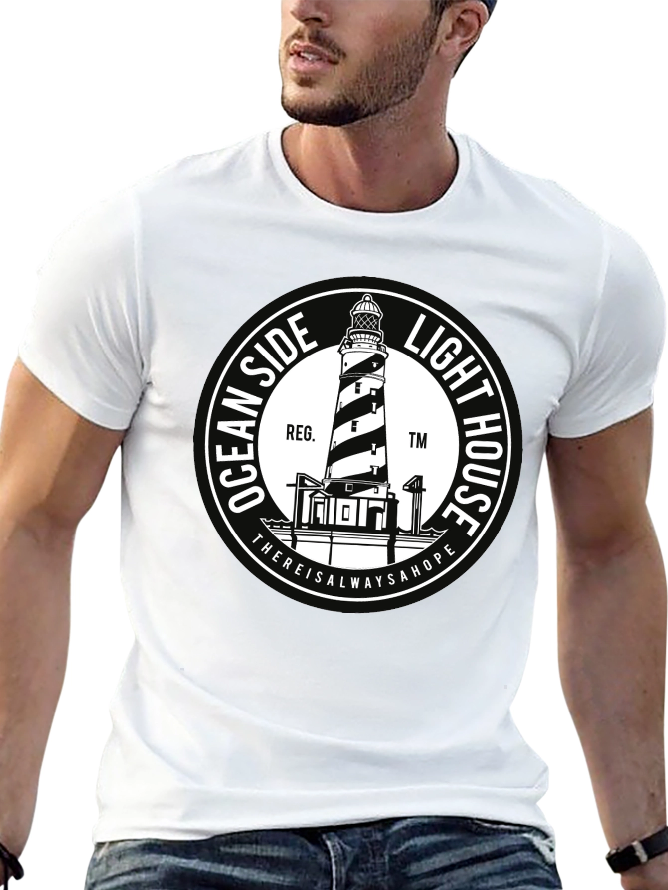 Oceanside Lighthouse Graphic Tee