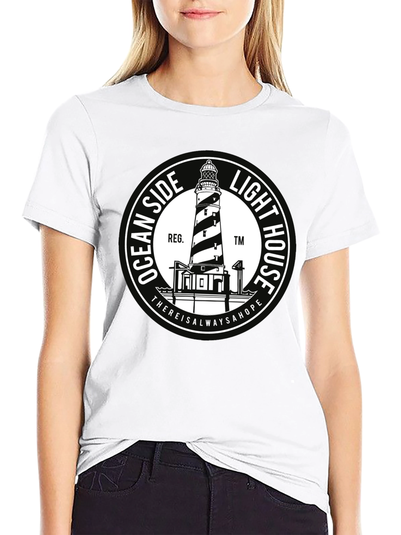 Oceanside Lighthouse Graphic Tee
