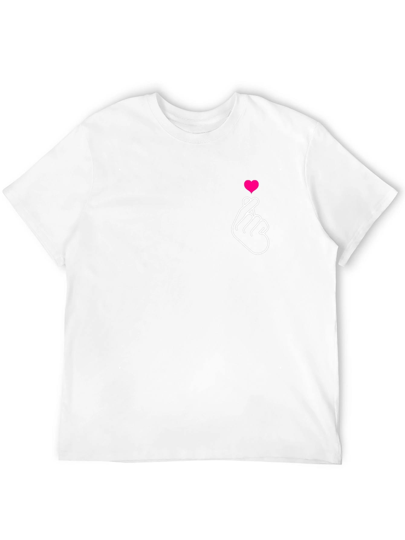 Love Heart Hand Sign Tee - Trendy Casual Top