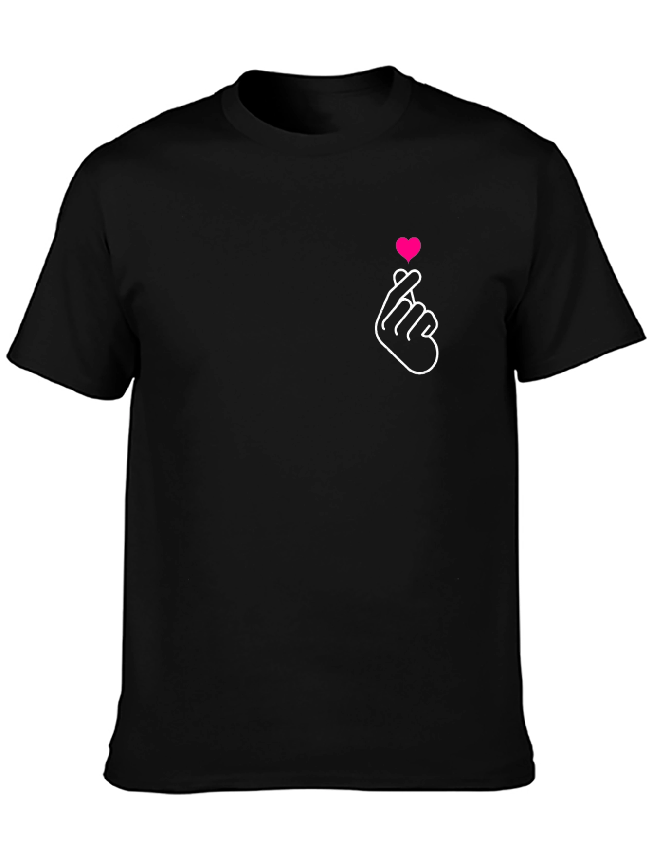 Love Heart Hand Sign Tee - Trendy Casual Top