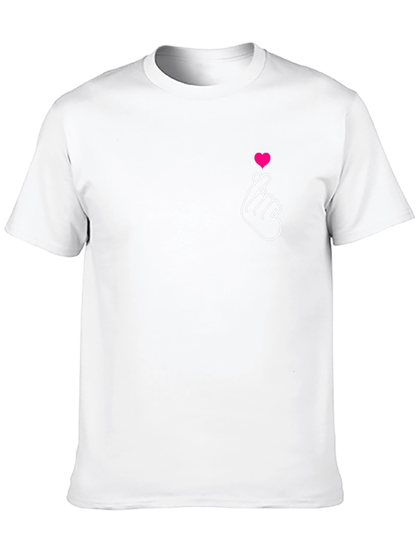 Love Heart Hand Sign Tee - Trendy Casual Top