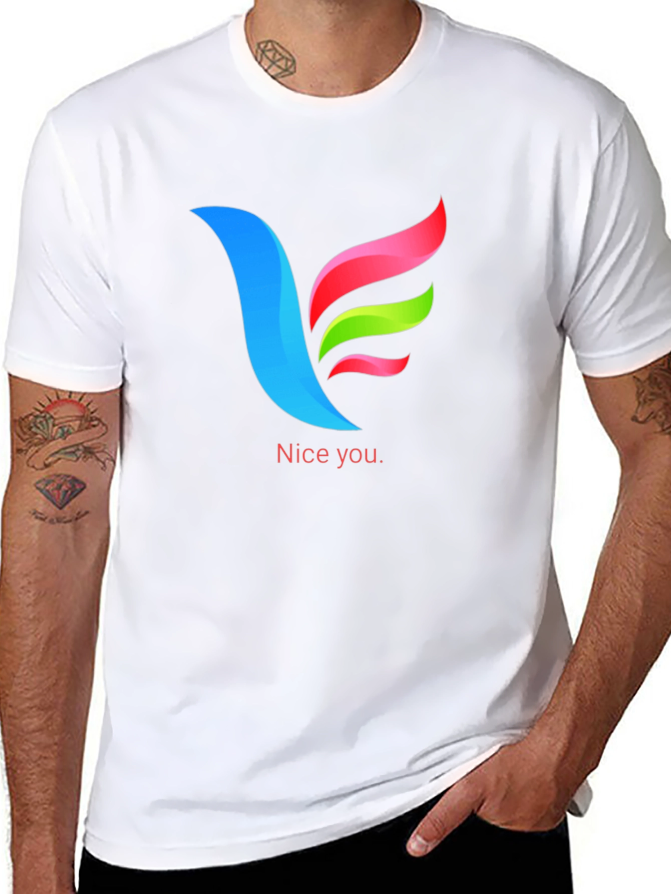 Modern Graphic Tee - Nice You Design