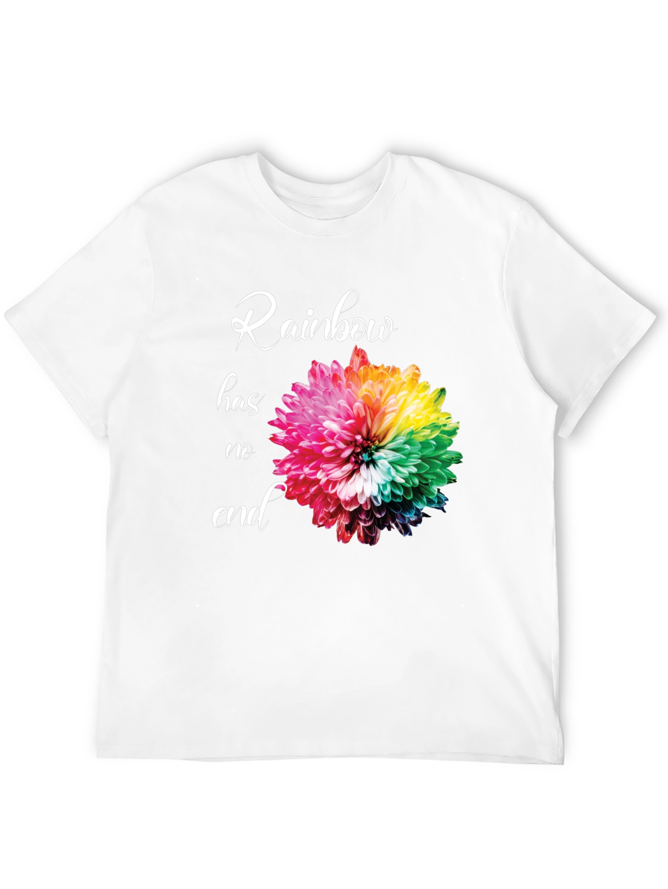 Rainbow Flower Graphic Tee