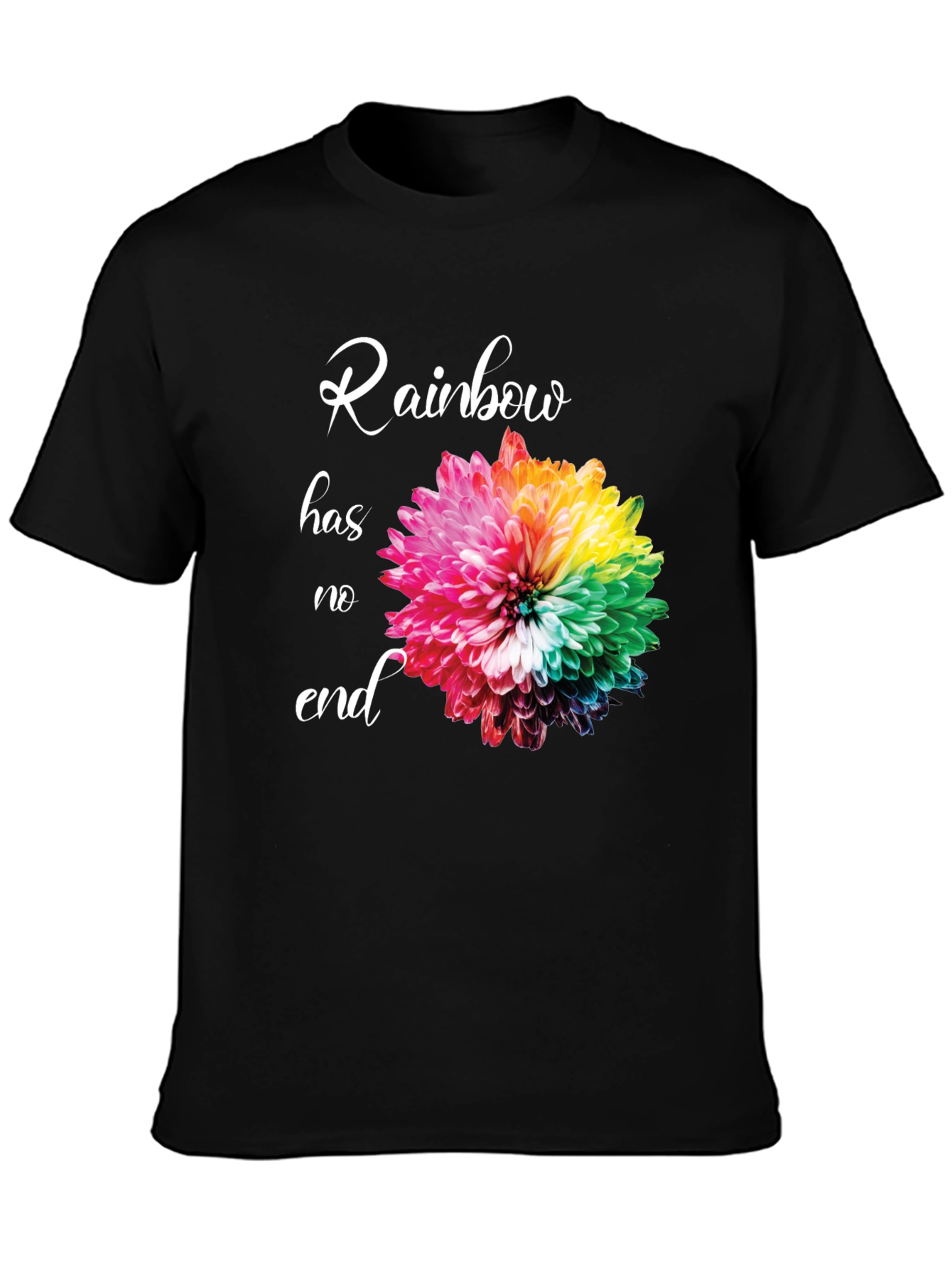 Rainbow Flower Graphic Tee